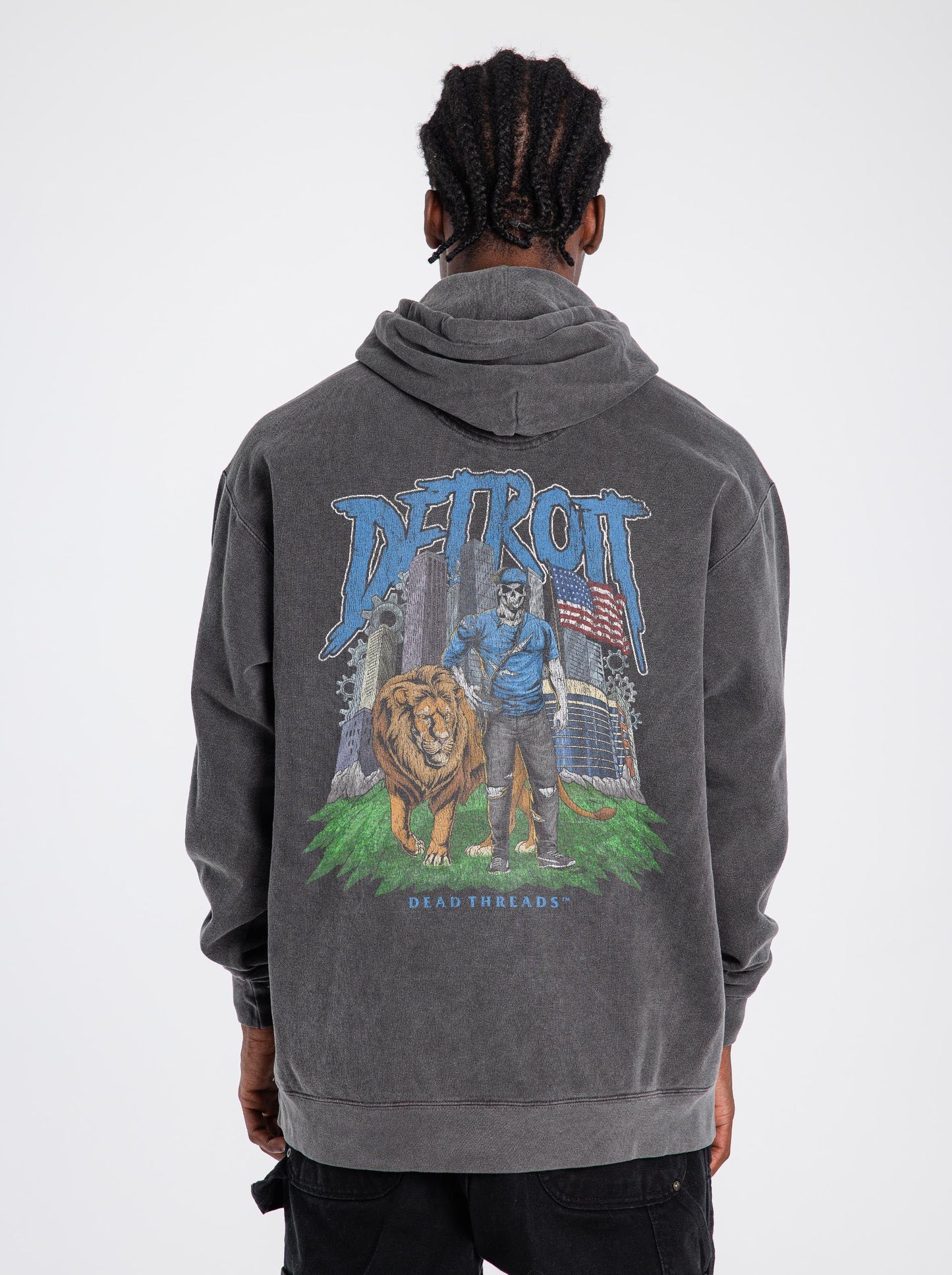 DETROIT FOOTBALL v3 - HOODIE – Hoodie – Dead Threads Apparel