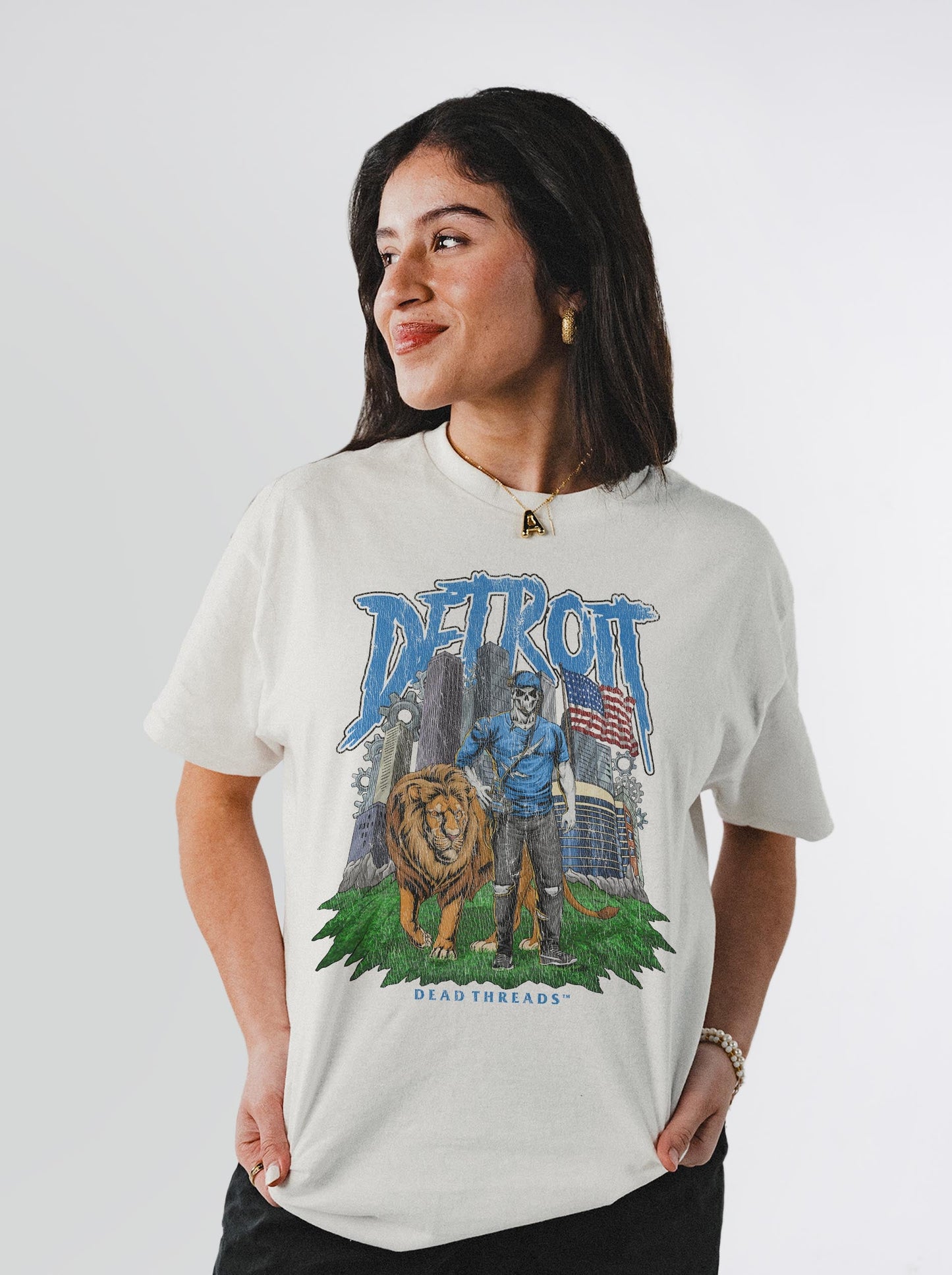 DETROIT FOOTBALL v3 – T-Shirt – Dead Threads Apparel