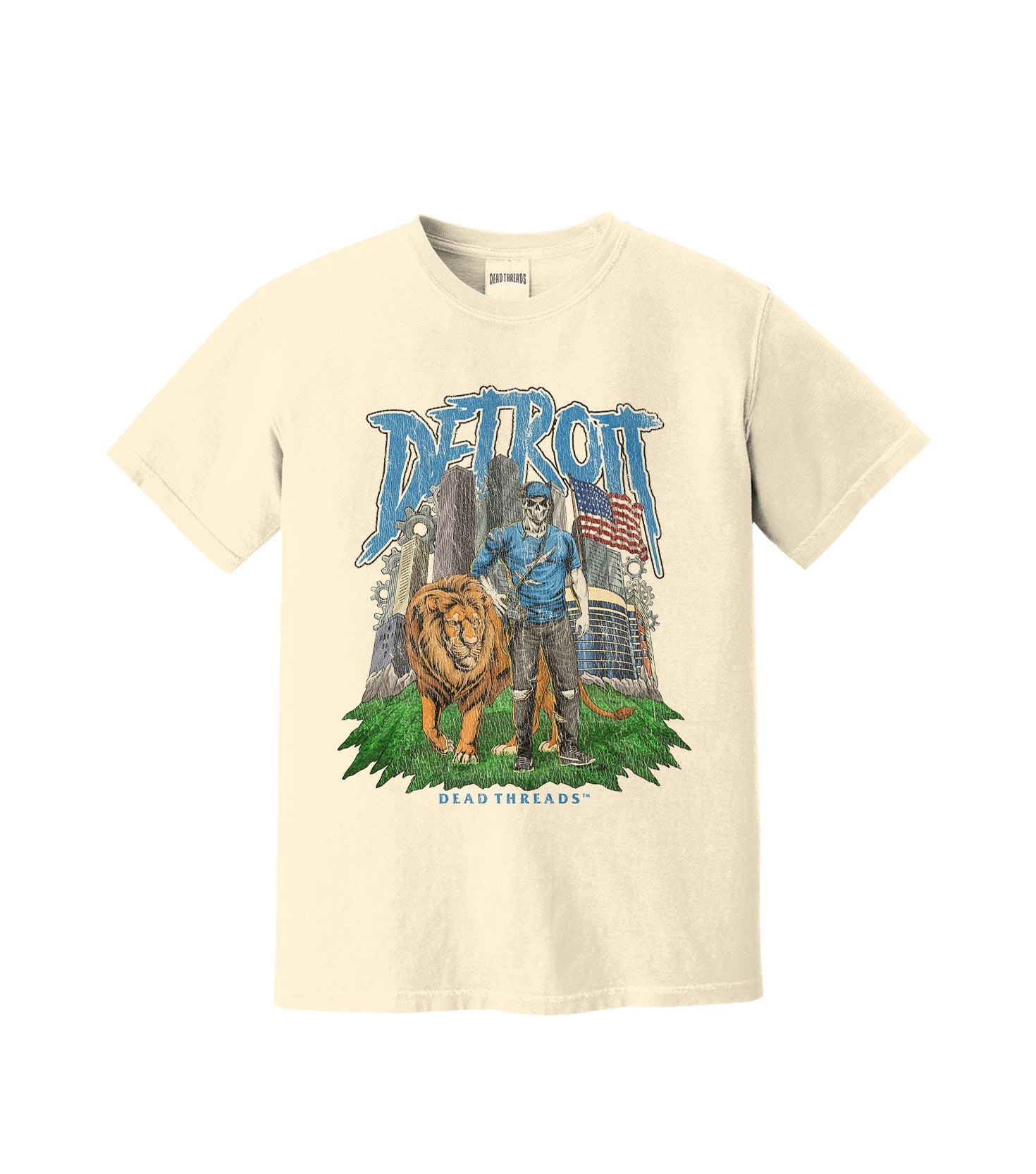 DETROIT FOOTBALL v3 – T-Shirt – Dead Threads Apparel
