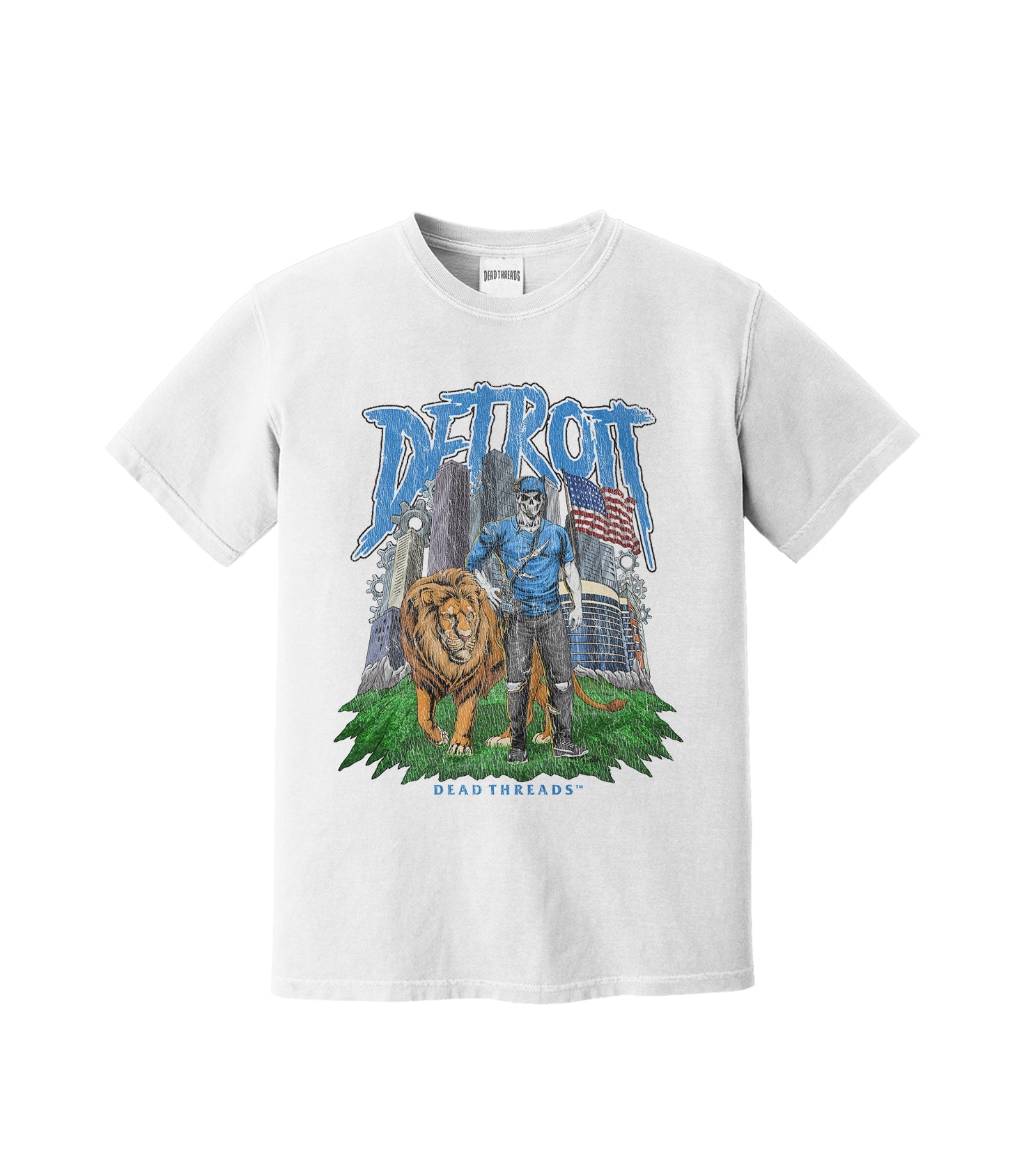 DETROIT FOOTBALL v3 – T-Shirt – Dead Threads Apparel