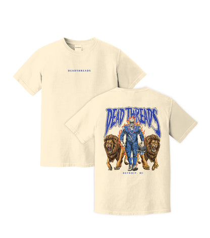 DETROIT FOOTBALL v4 - “DT ESSENTIAL" PREMIUM T - SHIRT – T-Shirt – Dead Threads Apparel