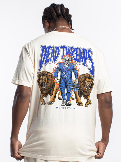 DETROIT FOOTBALL v4 - “DT ESSENTIAL" PREMIUM T - SHIRT – T-Shirt – Dead Threads Apparel