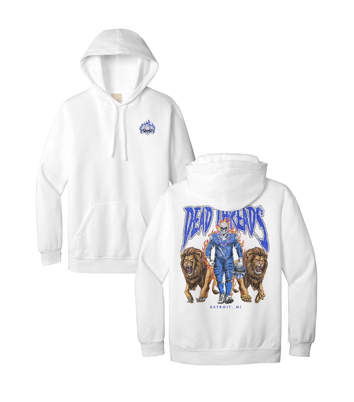 DETROIT FOOTBALL v4 - HOODIE – Hoodie – Dead Threads Apparel