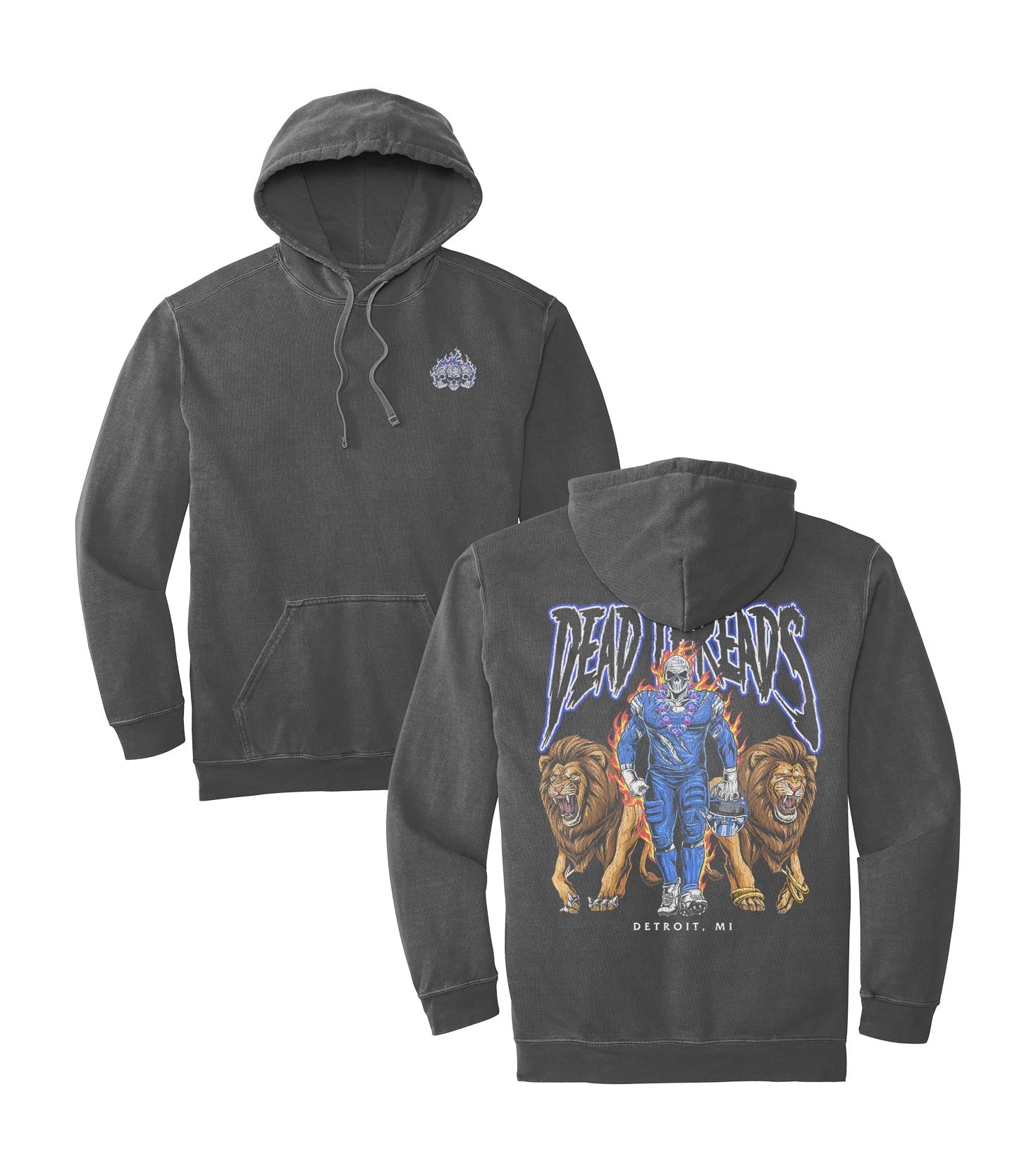 DETROIT FOOTBALL v4 - HOODIE – Hoodie – Dead Threads Apparel