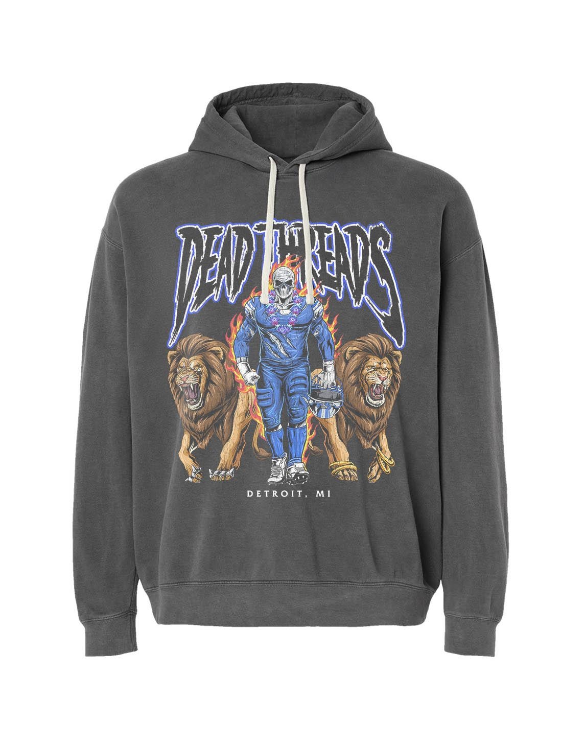 DETROIT FOOTBALL v4 - LIGHTWEIGHT HOODIE – Lightweight – Dead Threads Apparel