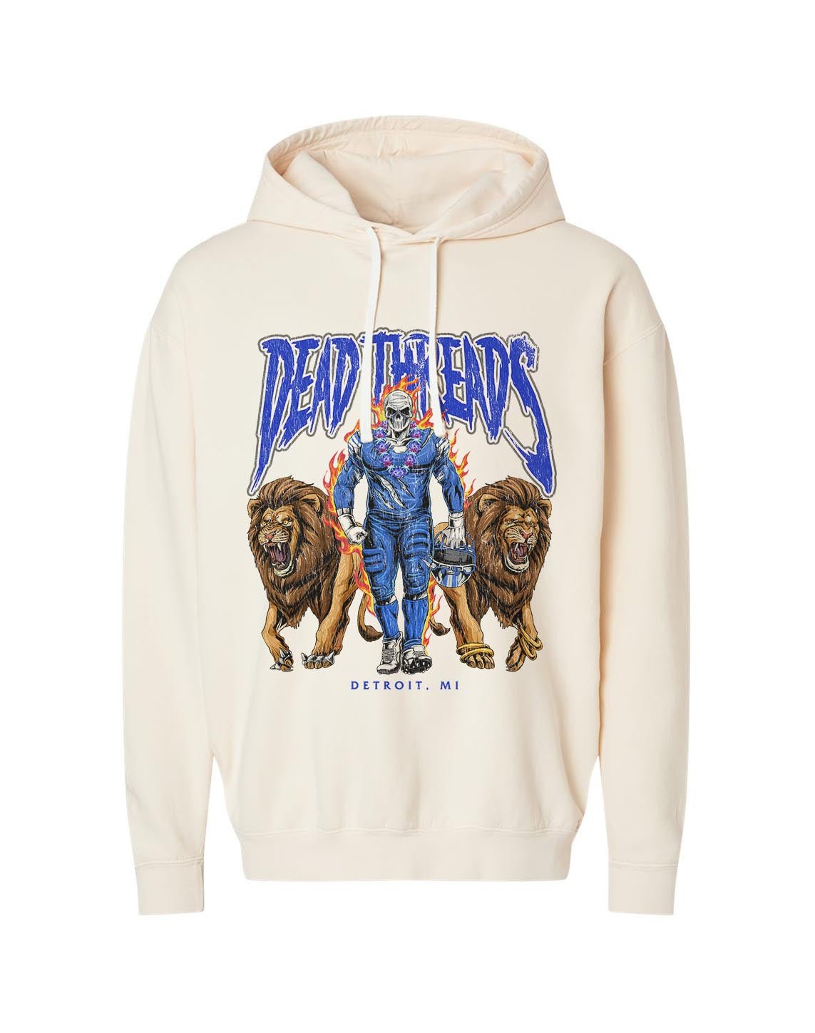 DETROIT FOOTBALL v4 - LIGHTWEIGHT HOODIE – Lightweight – Dead Threads Apparel