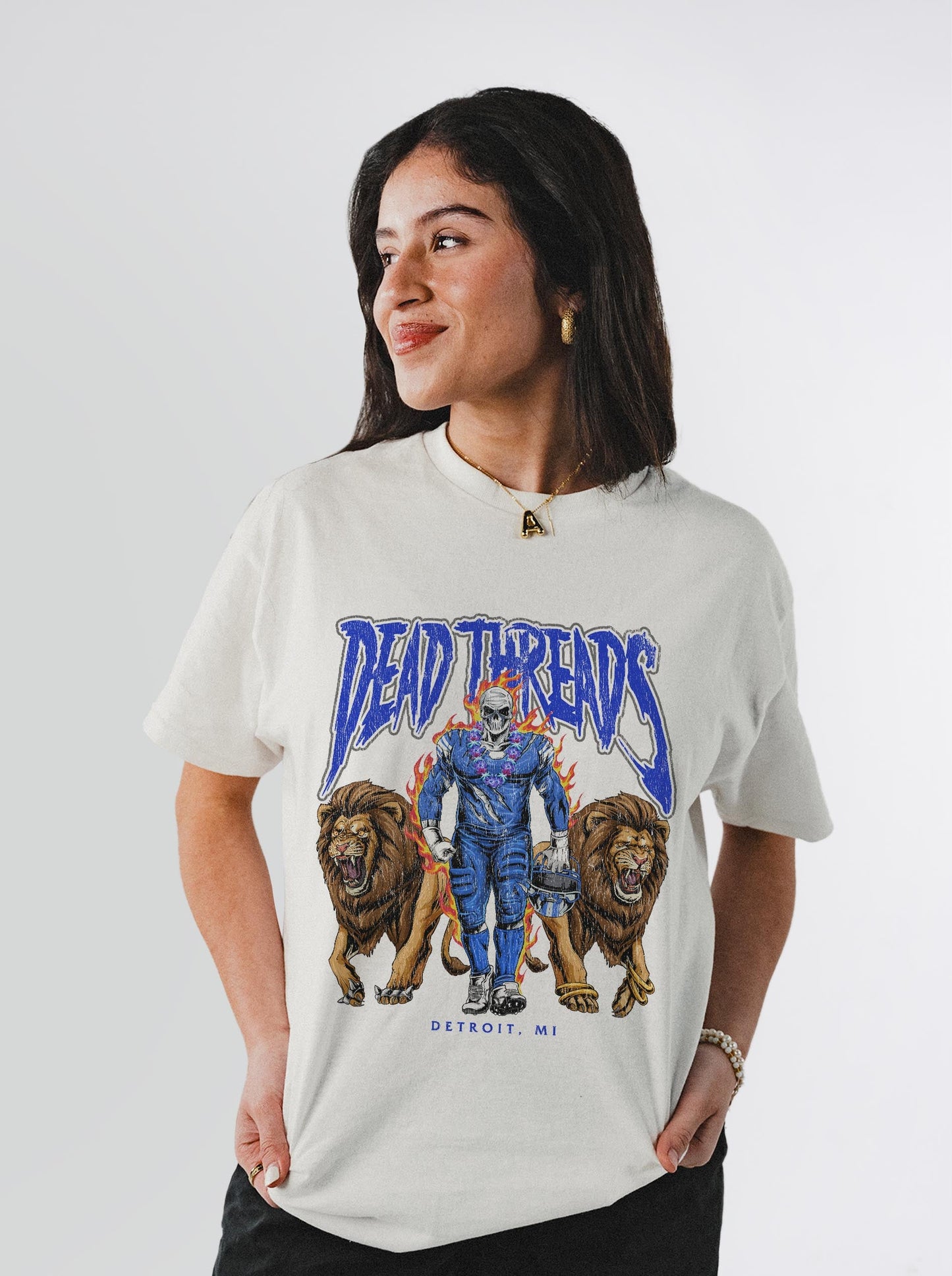 DETROIT FOOTBALL v4 – T-Shirt – Dead Threads Apparel
