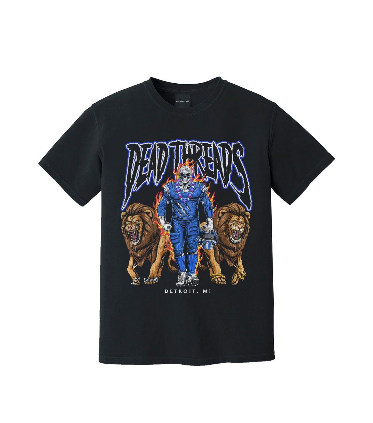 DETROIT FOOTBALL v4 – T-Shirt – Dead Threads Apparel