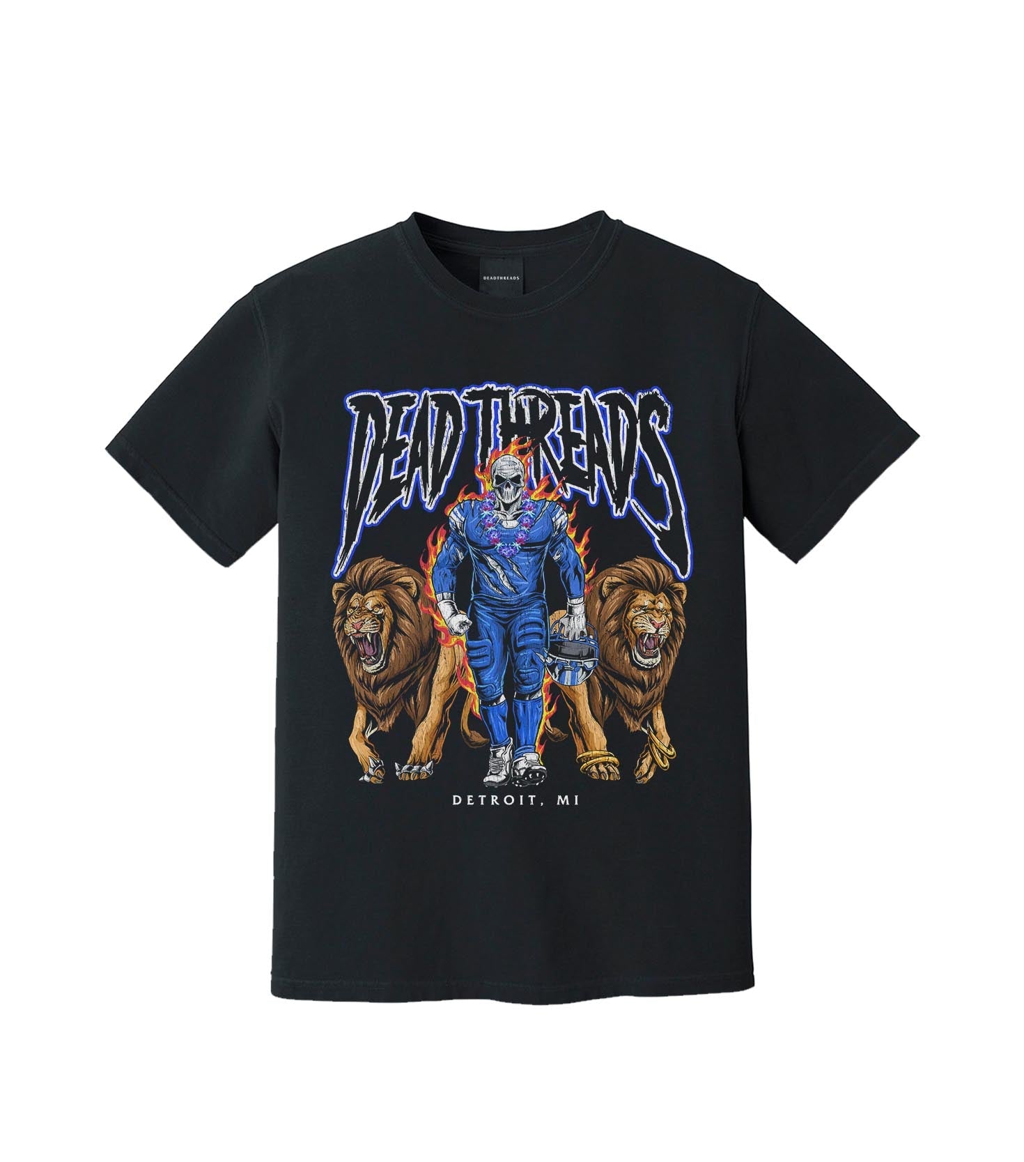 DETROIT FOOTBALL v4 – T-Shirt – Dead Threads Apparel