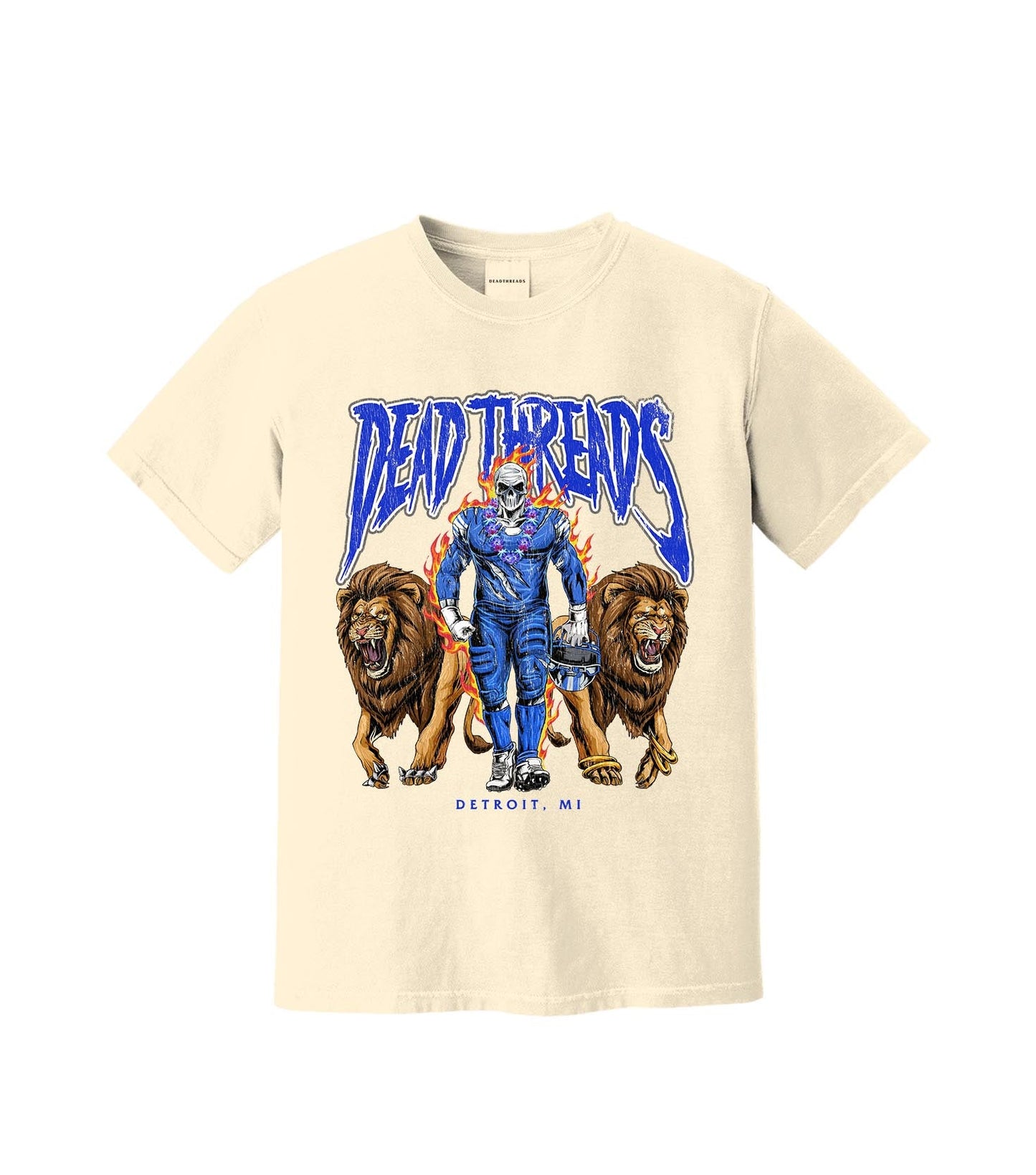 DETROIT FOOTBALL v4 – T-Shirt – Dead Threads Apparel