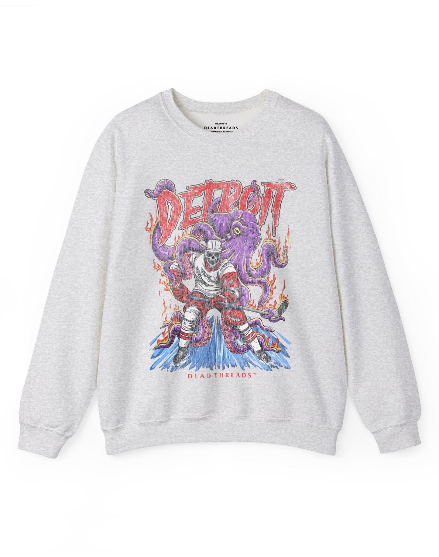 DETROIT HOCKEY CREWNECK SWEATSHIRT – Sweatshirt – Dead Threads Apparel