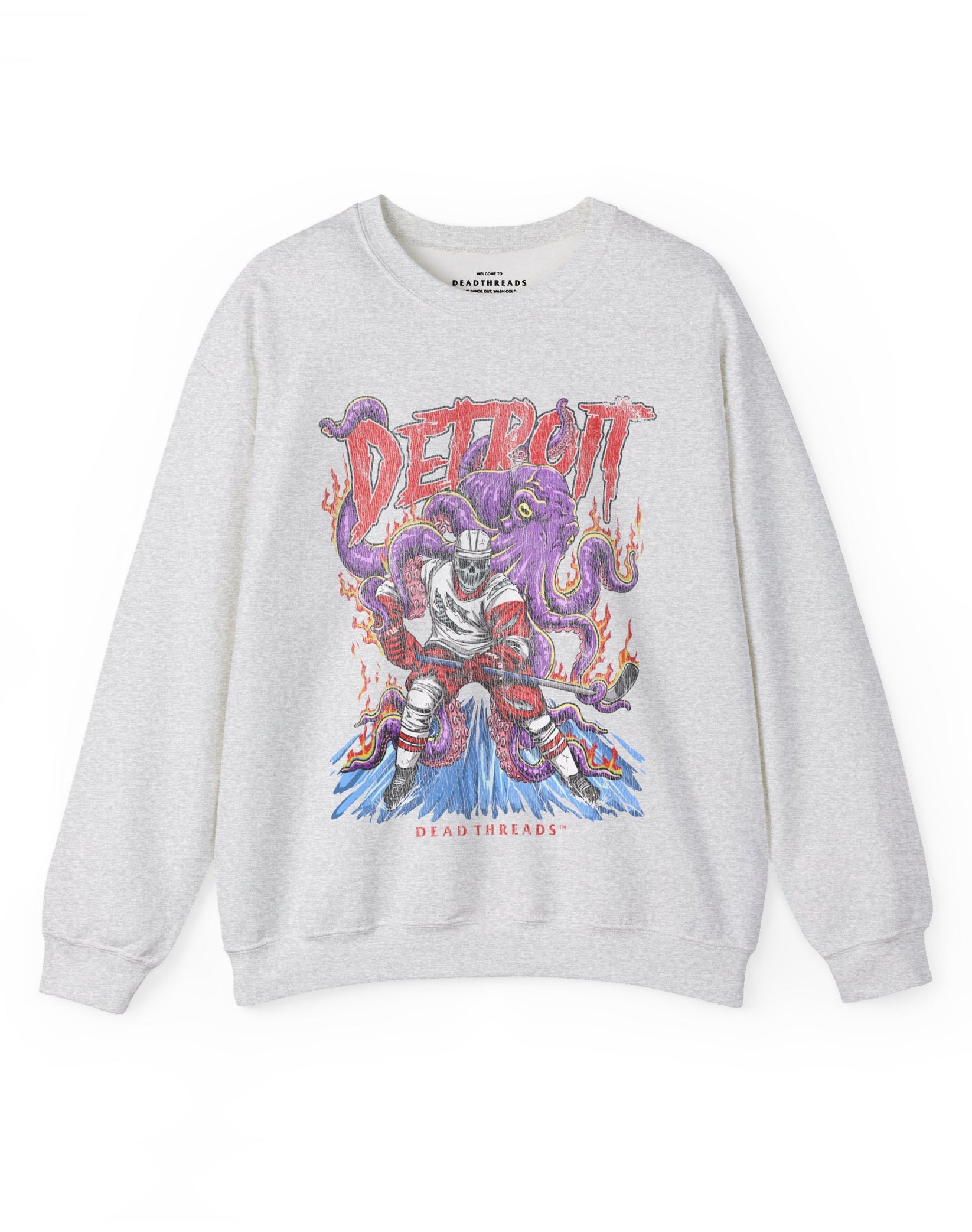 DETROIT HOCKEY CREWNECK SWEATSHIRT – Sweatshirt – Dead Threads Apparel