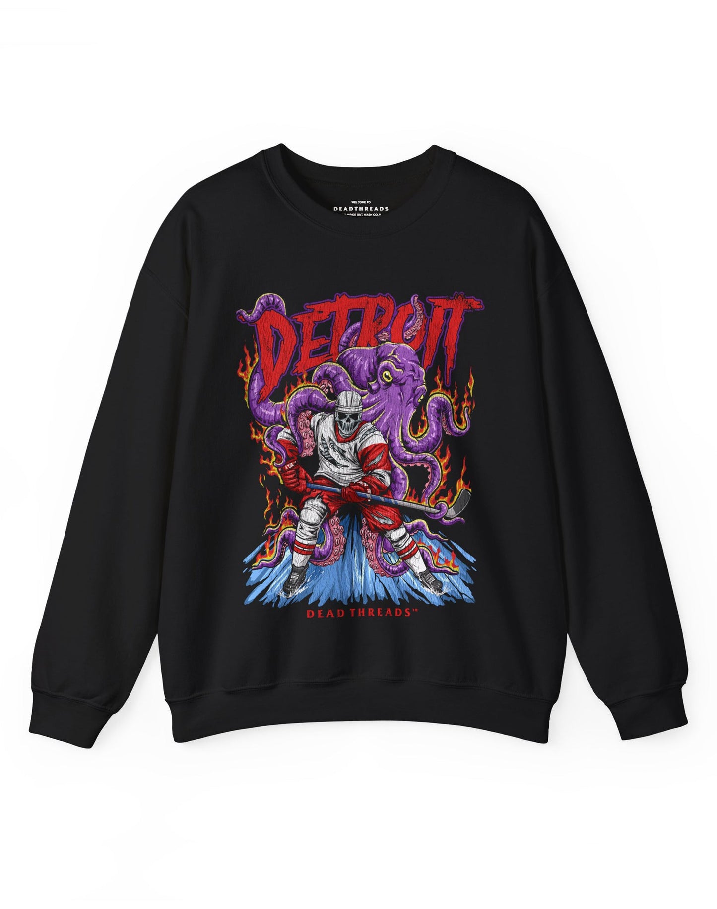 DETROIT HOCKEY CREWNECK SWEATSHIRT – Sweatshirt – Dead Threads Apparel