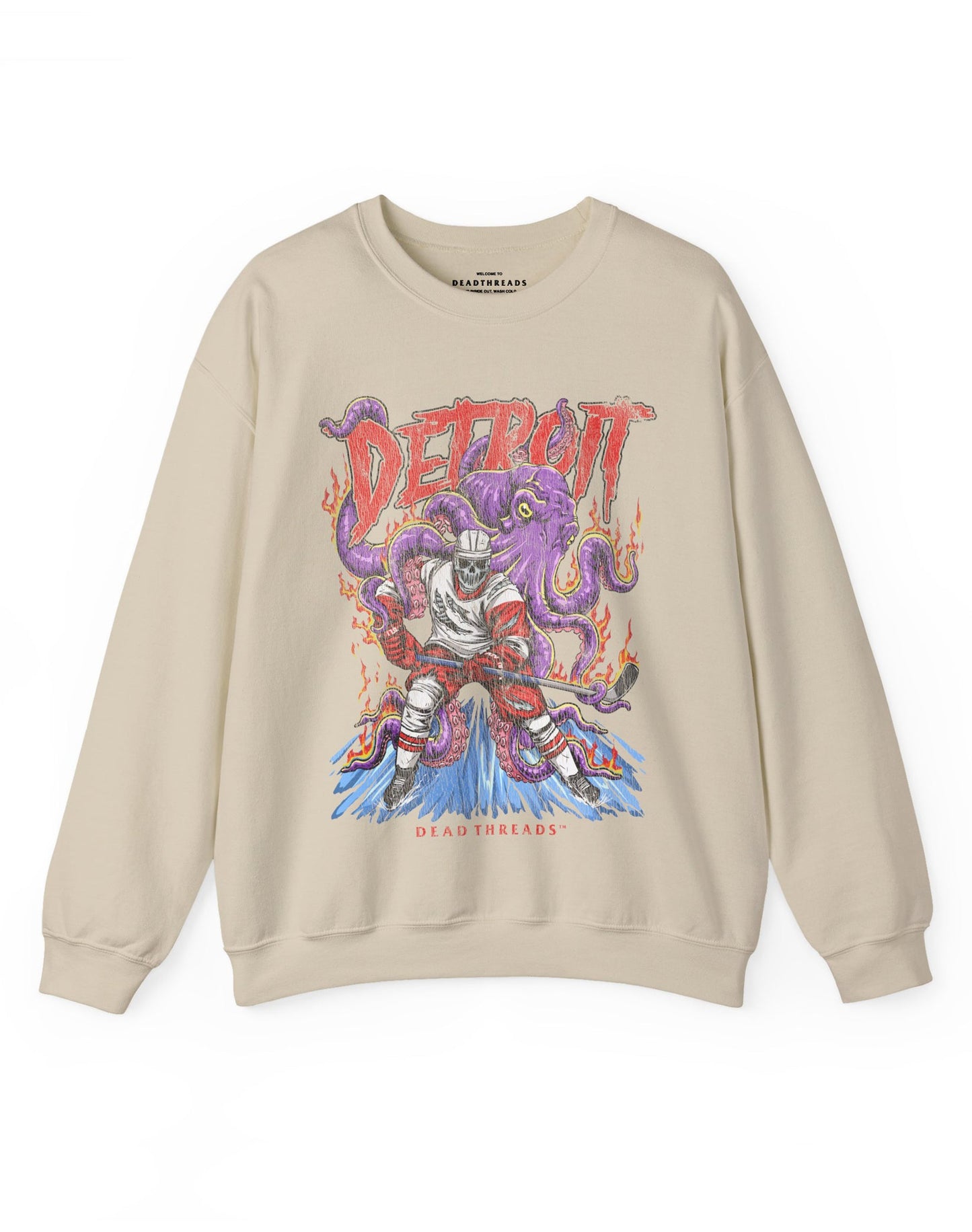 DETROIT HOCKEY CREWNECK SWEATSHIRT – Sweatshirt – Dead Threads Apparel