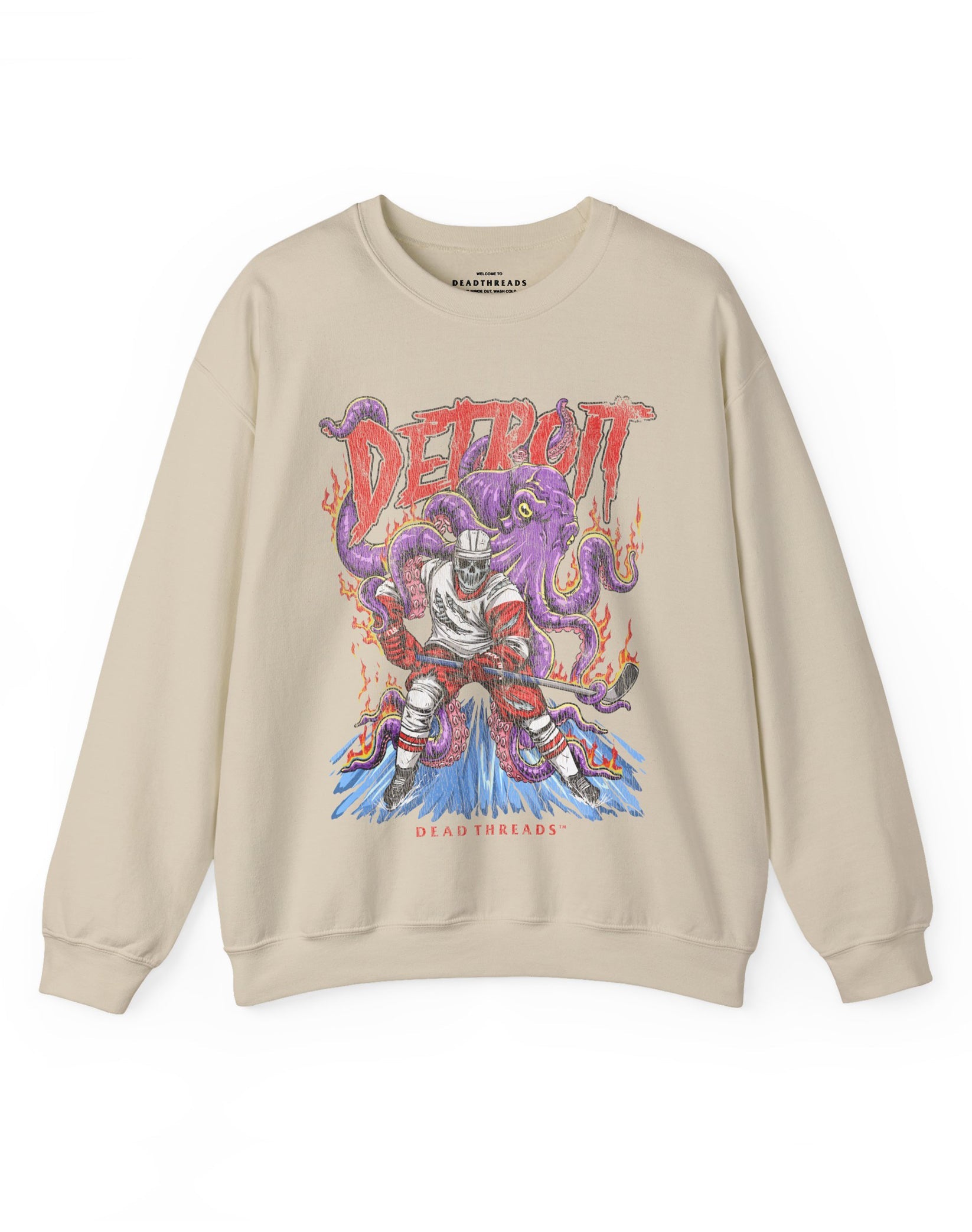 DETROIT HOCKEY CREWNECK SWEATSHIRT – Sweatshirt – Dead Threads Apparel