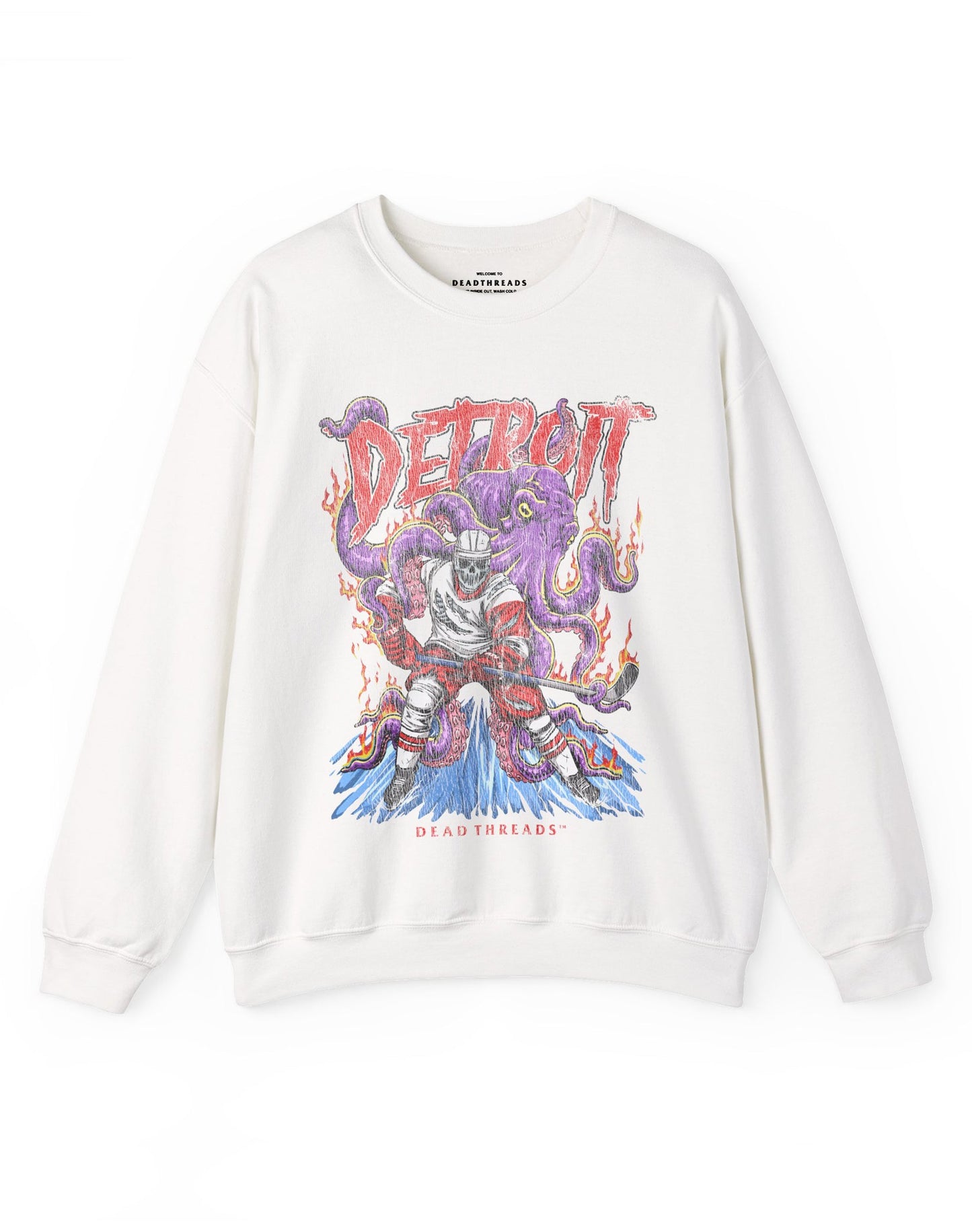 DETROIT HOCKEY CREWNECK SWEATSHIRT – Sweatshirt – Dead Threads Apparel