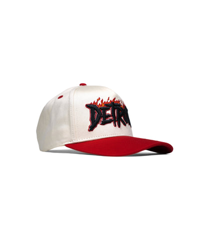 DETROIT RED FLAME HAT (LIMITED DROP) – – Dead Threads Apparel