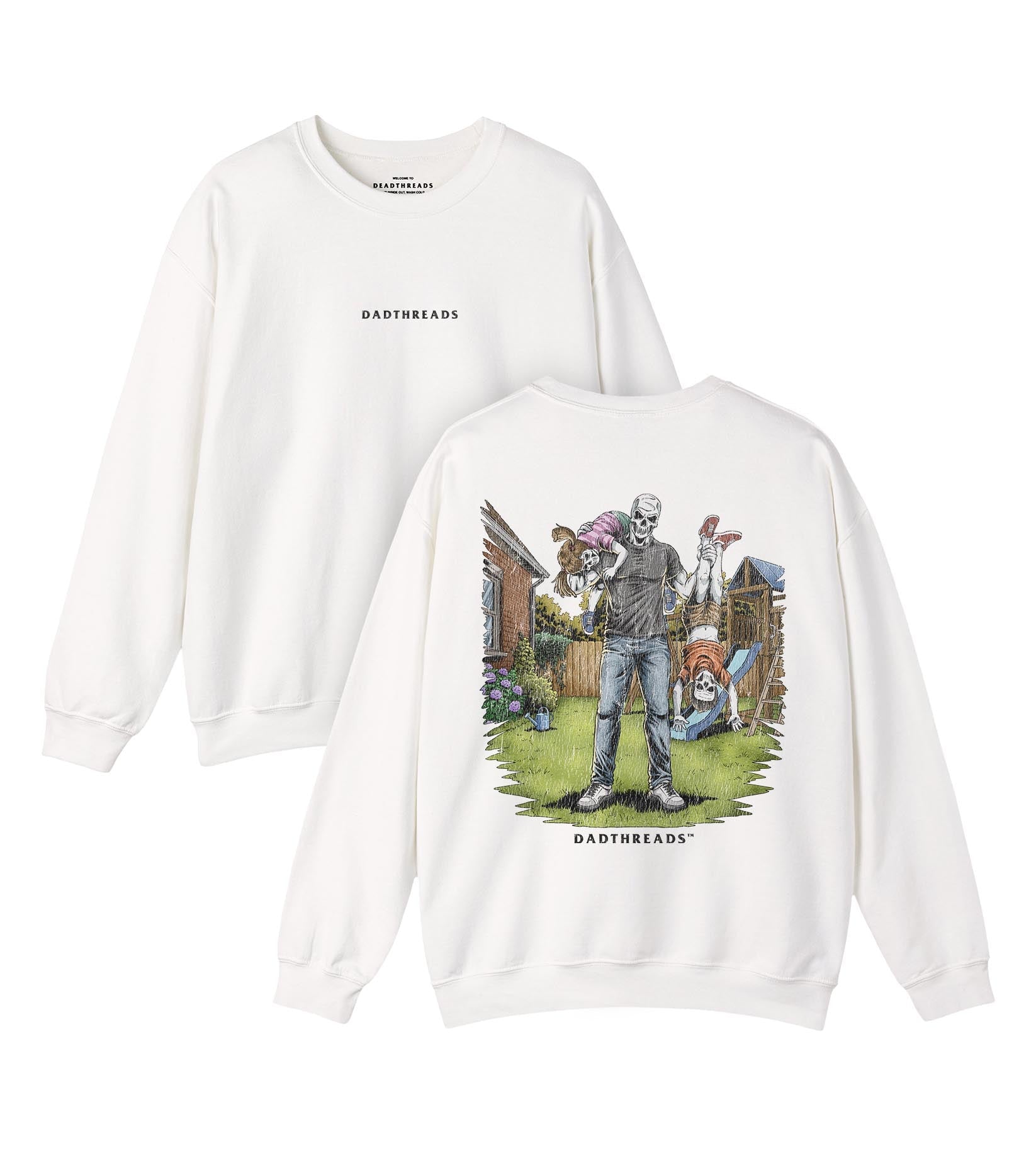 DIEHARD DAD - “DT ESSENTIAL" CREWNECK SWEATSHIRT – Sweatshirt – Dead Threads Apparel