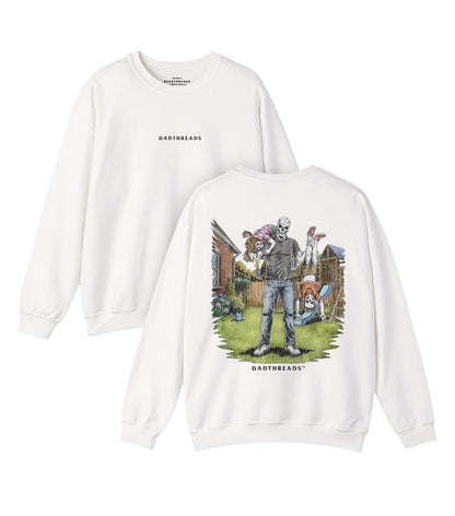 DIEHARD DAD - “DT ESSENTIAL" CREWNECK SWEATSHIRT – Sweatshirt – Dead Threads Apparel
