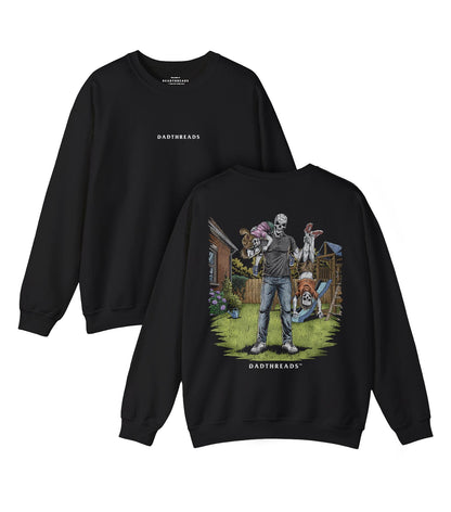 DIEHARD DAD - “DT ESSENTIAL" CREWNECK SWEATSHIRT – Sweatshirt – Dead Threads Apparel