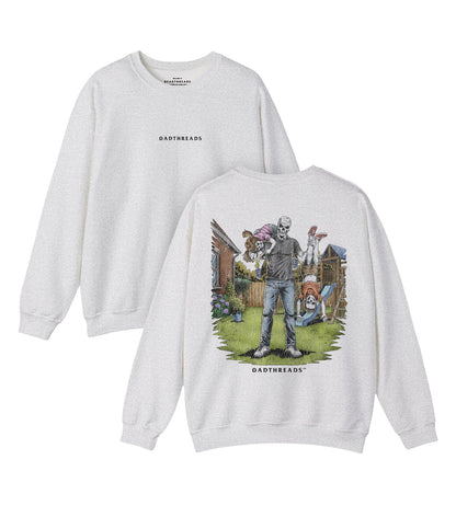 DIEHARD DAD - “DT ESSENTIAL" CREWNECK SWEATSHIRT – Sweatshirt – Dead Threads Apparel