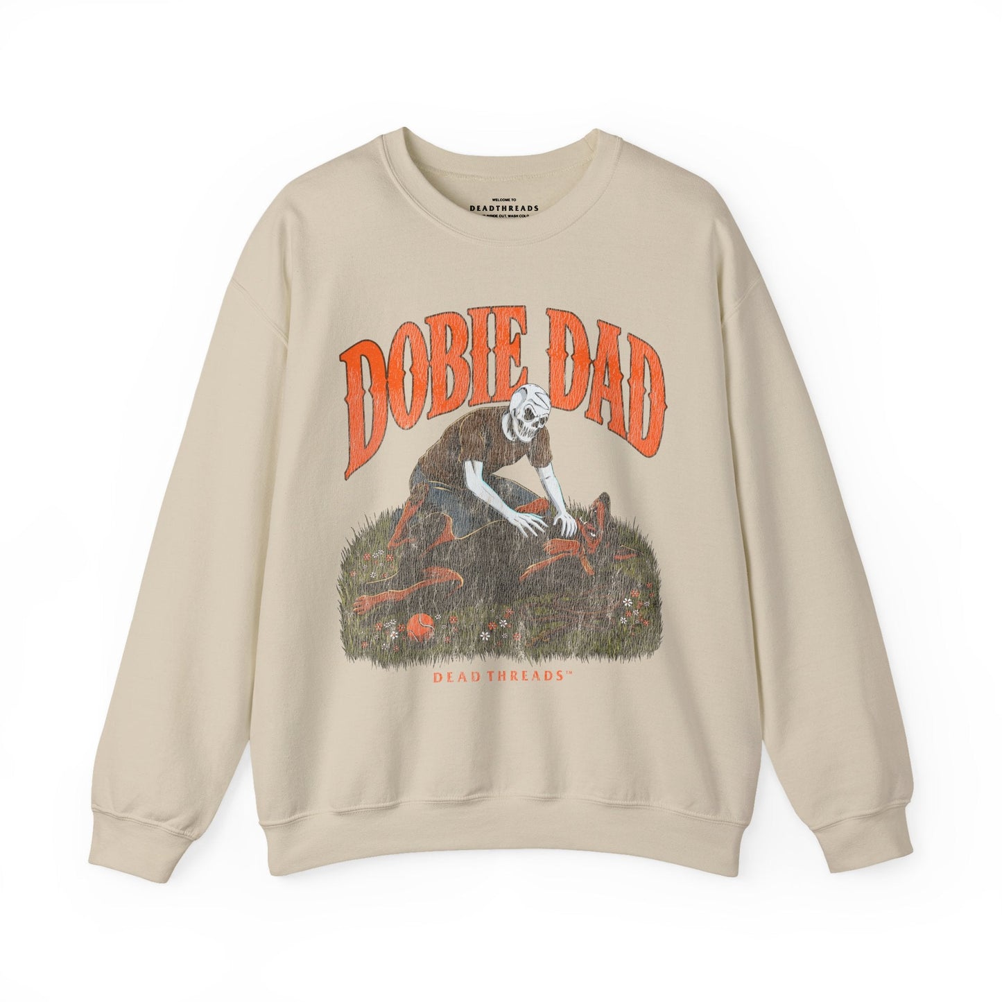 DOBIE DAD - CREWNECK SWEATSHIRT – Sweatshirt – Dead Threads Apparel