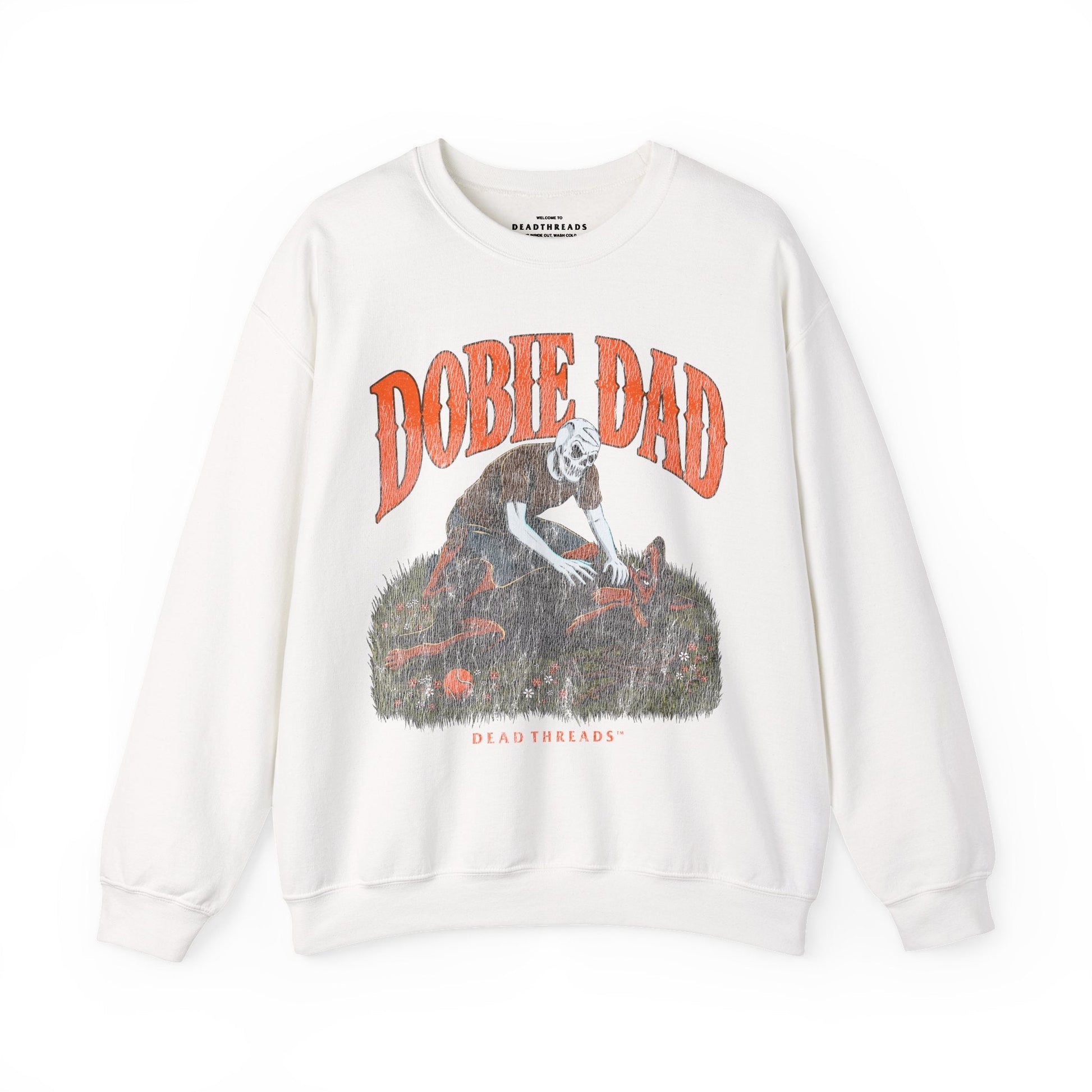 DOBIE DAD - CREWNECK SWEATSHIRT – Sweatshirt – Dead Threads Apparel
