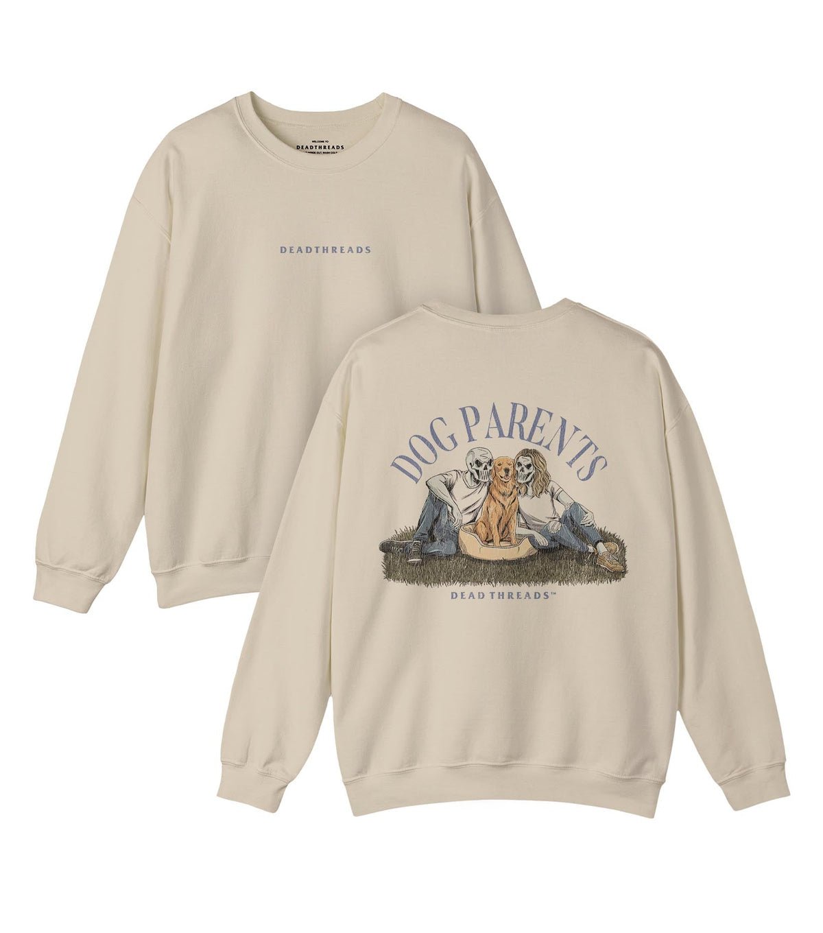 DOG PARENTS - “DT ESSENTIAL" CREWNECK SWEATSHIRT – Sweatshirt – Dead Threads Apparel