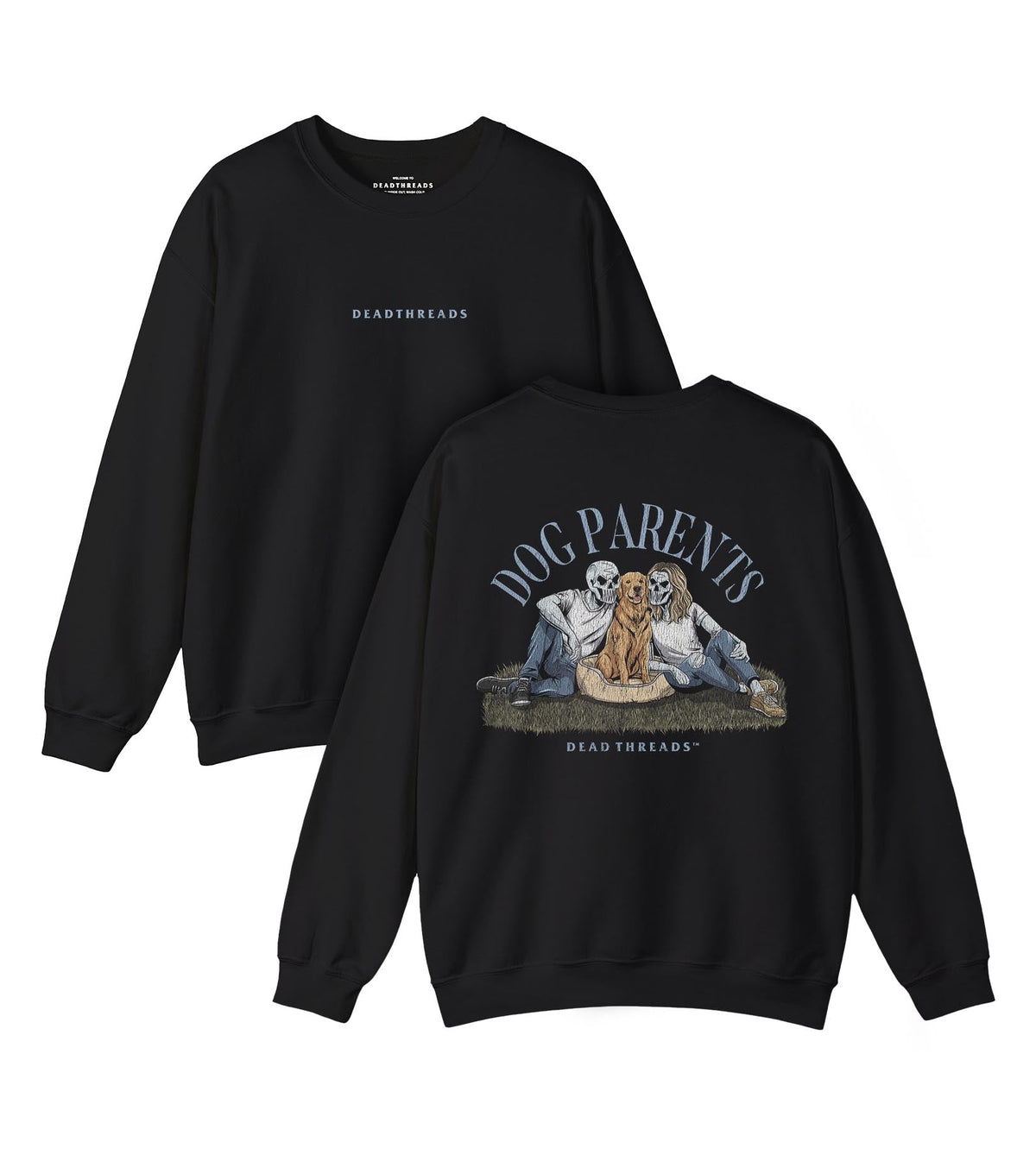 DOG PARENTS - “DT ESSENTIAL" CREWNECK SWEATSHIRT – Sweatshirt – Dead Threads Apparel