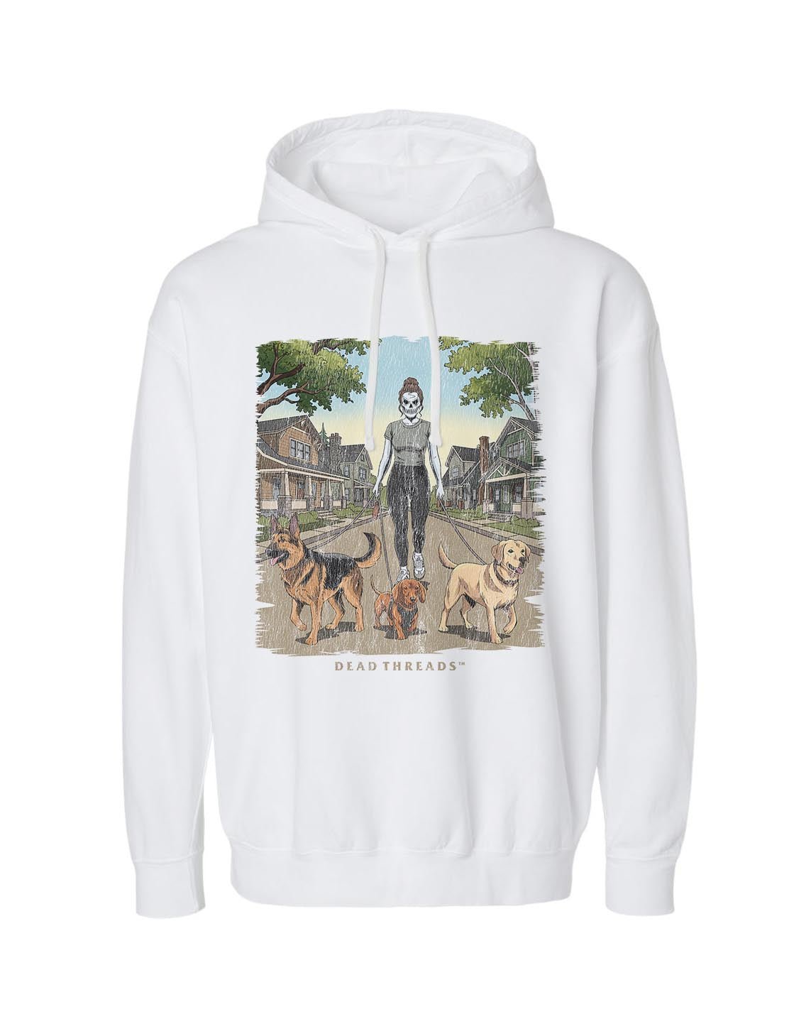 DOG WALKER (FEMALE) - LIGHTWEIGHT HOODIE – Lightweight – Dead Threads Apparel