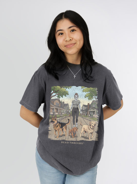 DOG WALKER (FEMALE) – T-Shirt – Dead Threads Apparel