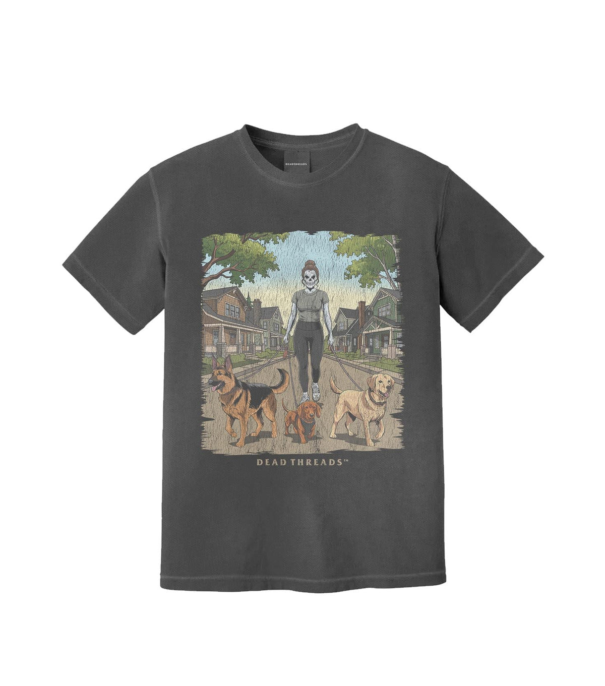 DOG WALKER (FEMALE) – T-Shirt – Dead Threads Apparel