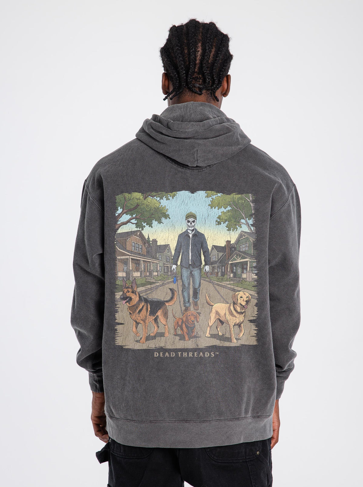 DOG WALKER (MALE) - “DT ESSENTIAL" HOODIE – Hoodie – Dead Threads Apparel