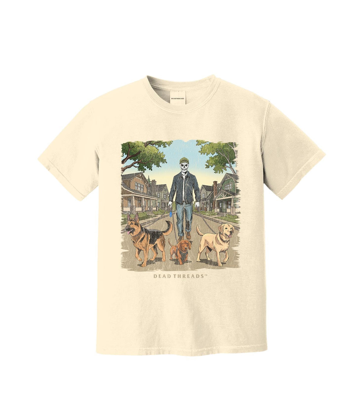 DOG WALKER (MALE) – T-Shirt – Dead Threads Apparel