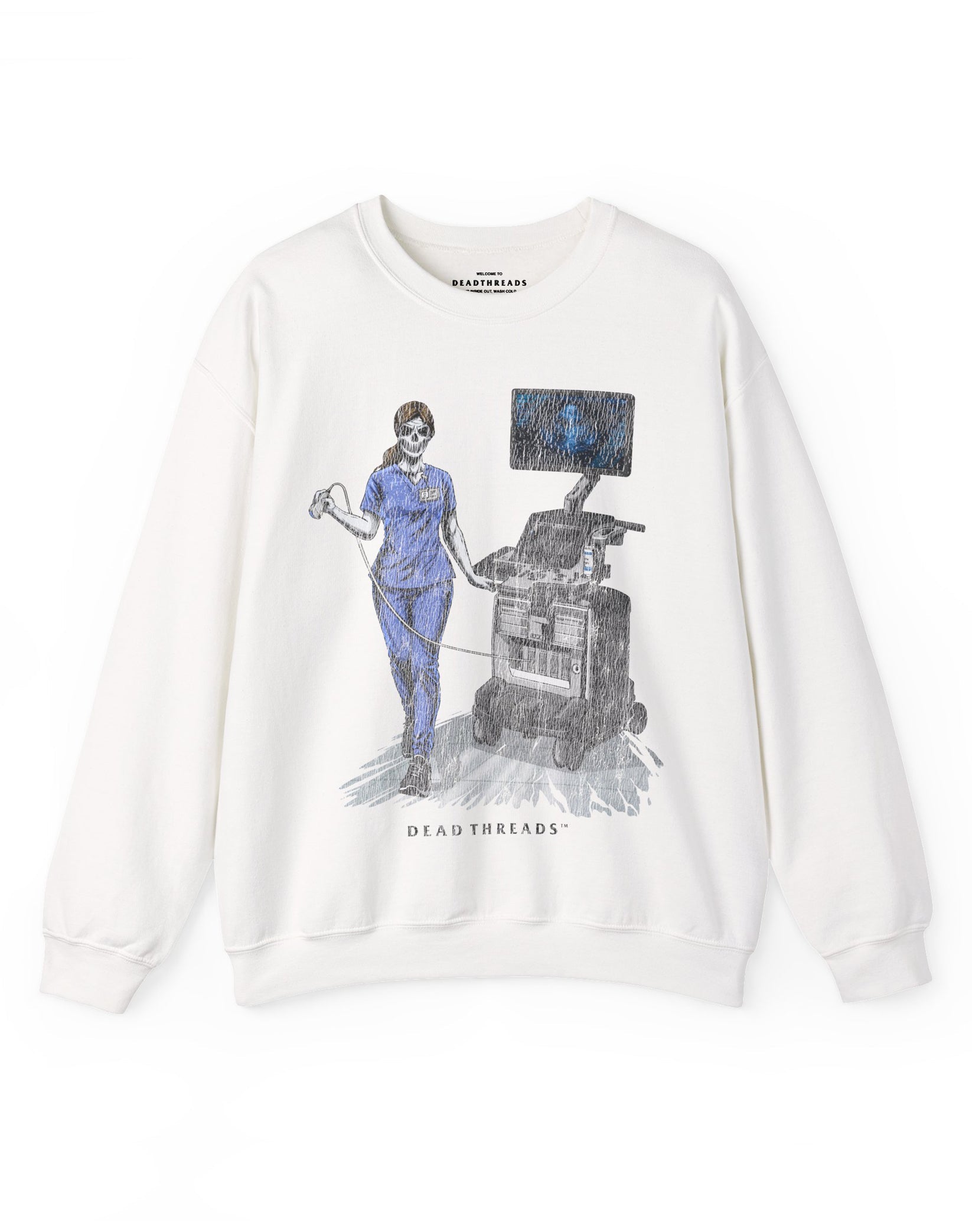 DOPPLER OF THE DEAD CREWNECK SWEATSHIRT – Sweatshirt – Dead Threads Apparel