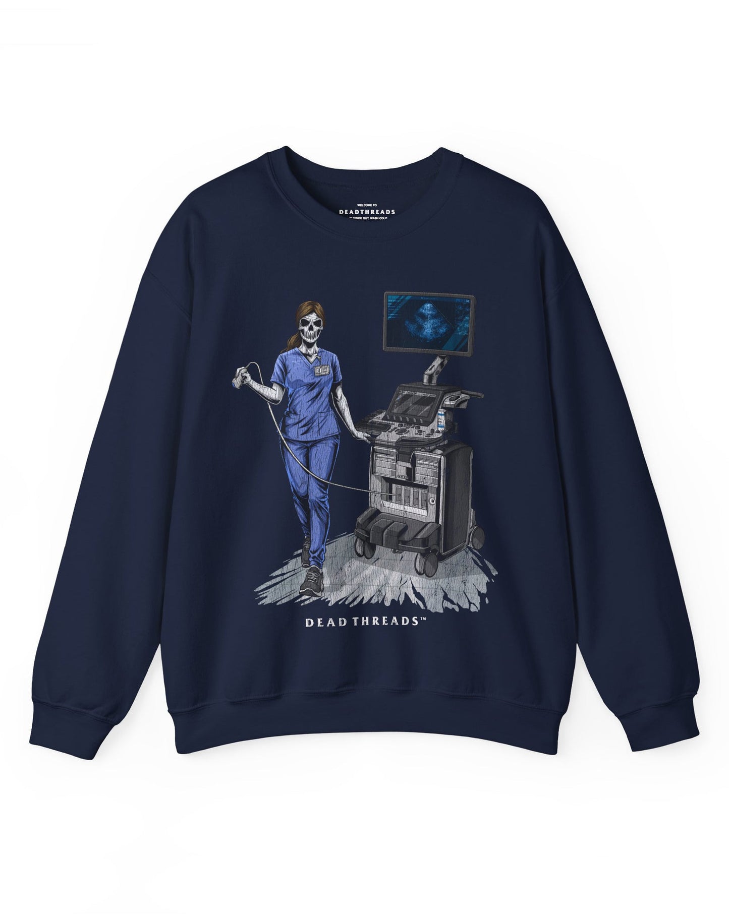 DOPPLER OF THE DEAD CREWNECK SWEATSHIRT – Sweatshirt – Dead Threads Apparel