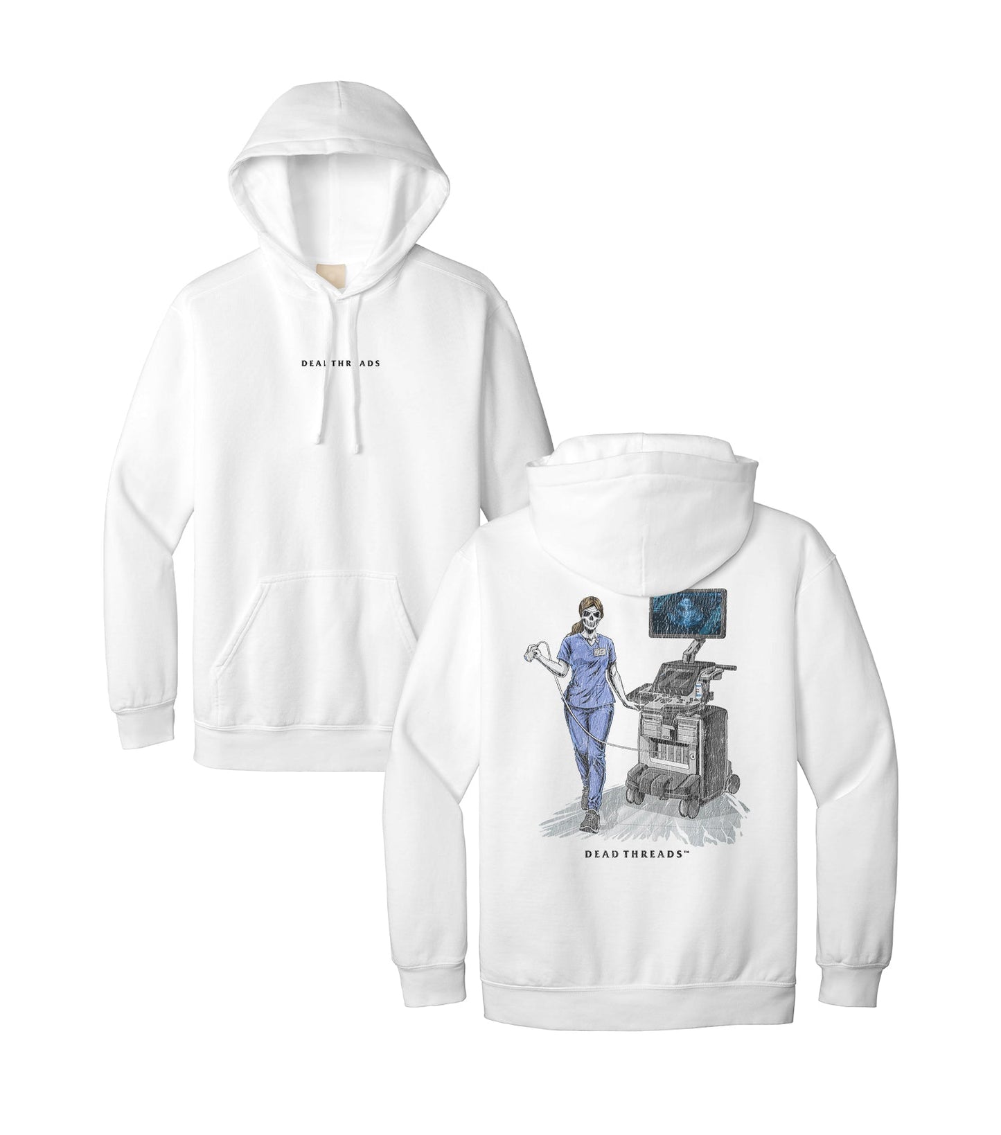 DOPPLER OF THE DEAD - “DT ESSENTIAL" HOODIE – Hoodie – Dead Threads Apparel