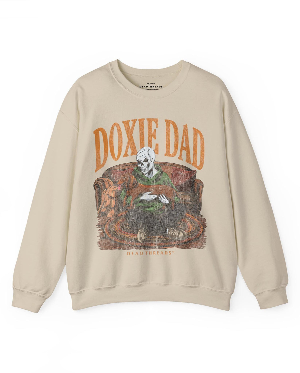 DOXIE DAD - CREWNECK SWEATSHIRT – Sweatshirt – Dead Threads Apparel