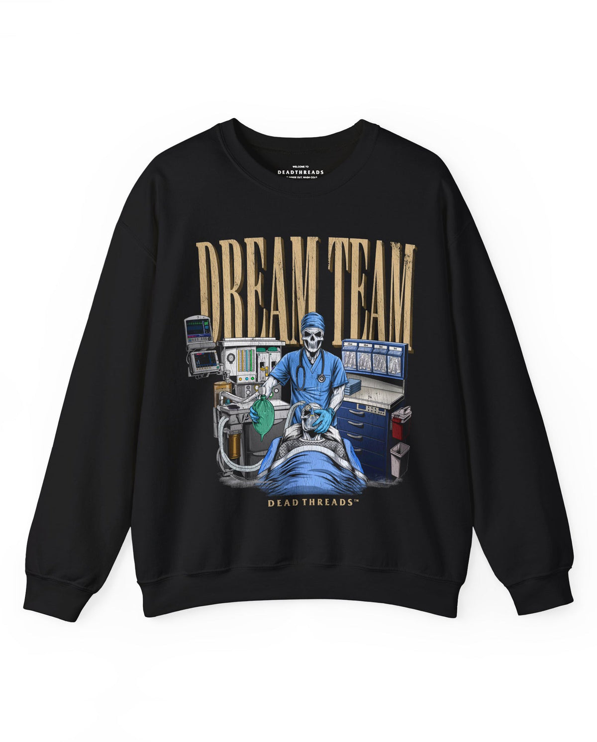 DREAM TEAM - CREWNECK SWEATSHIRT – Sweatshirt – Dead Threads Apparel