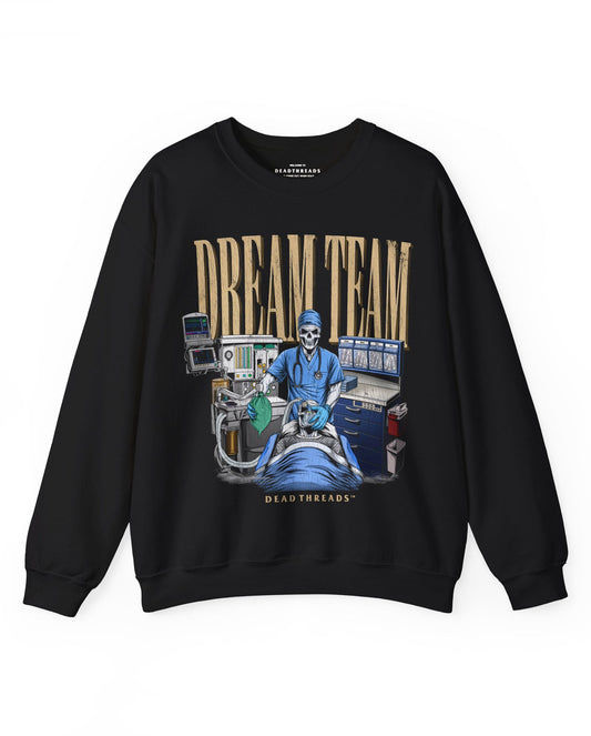 DREAM TEAM - CREWNECK SWEATSHIRT – Sweatshirt – Dead Threads Apparel