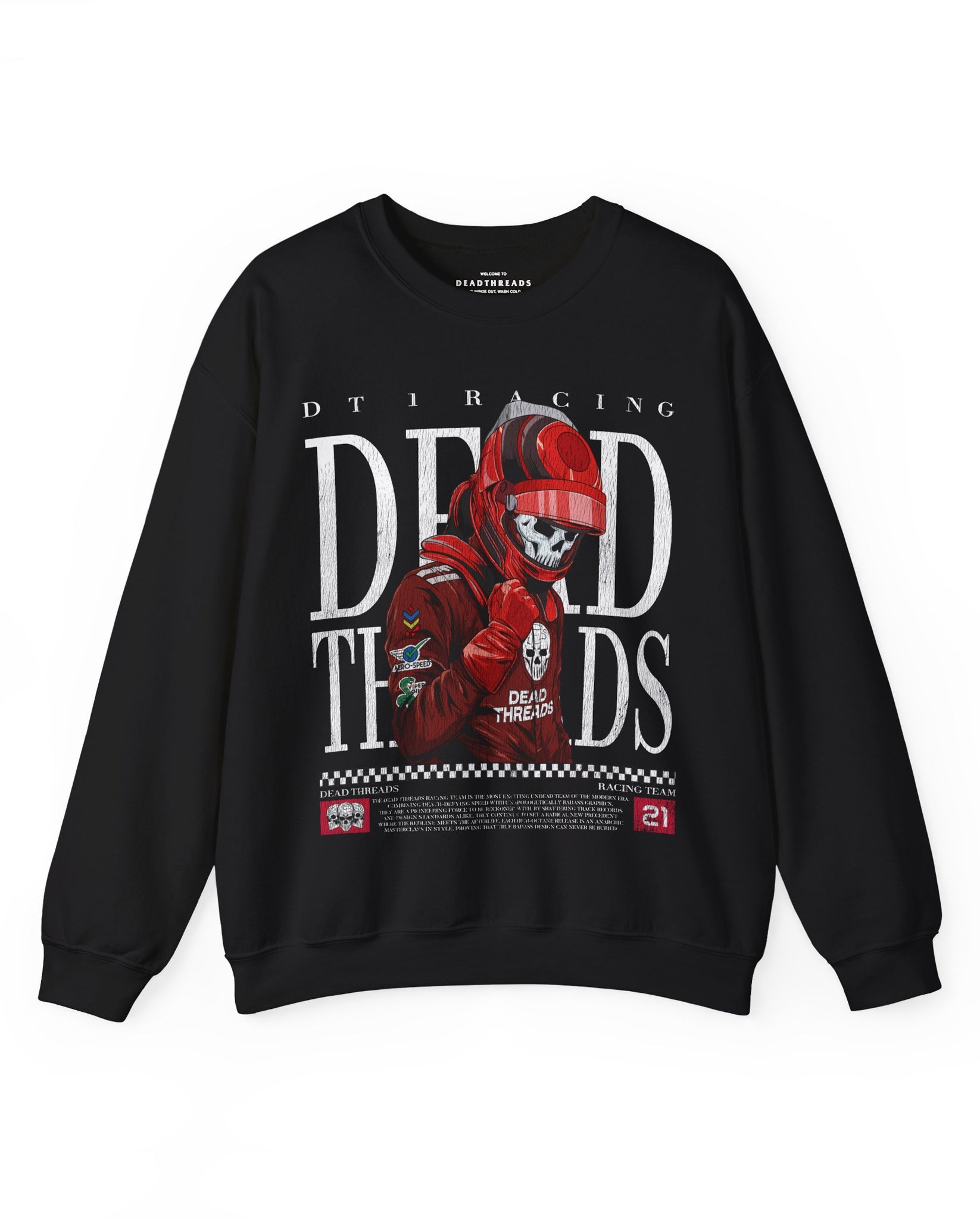 DT 1 RACING - CREWNECK SWEATSHIRT – Sweatshirt – Dead Threads Apparel