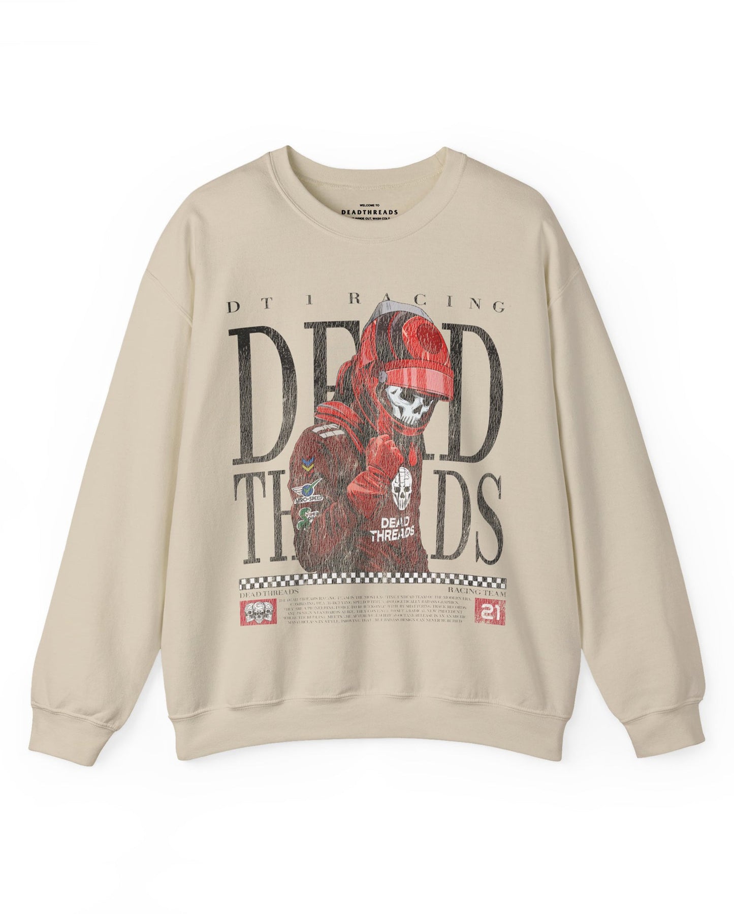 DT 1 RACING - CREWNECK SWEATSHIRT – Sweatshirt – Dead Threads Apparel