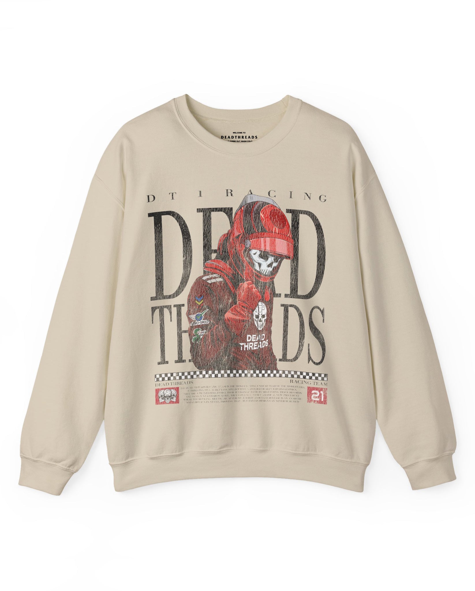 DT 1 RACING - CREWNECK SWEATSHIRT – Sweatshirt – Dead Threads Apparel