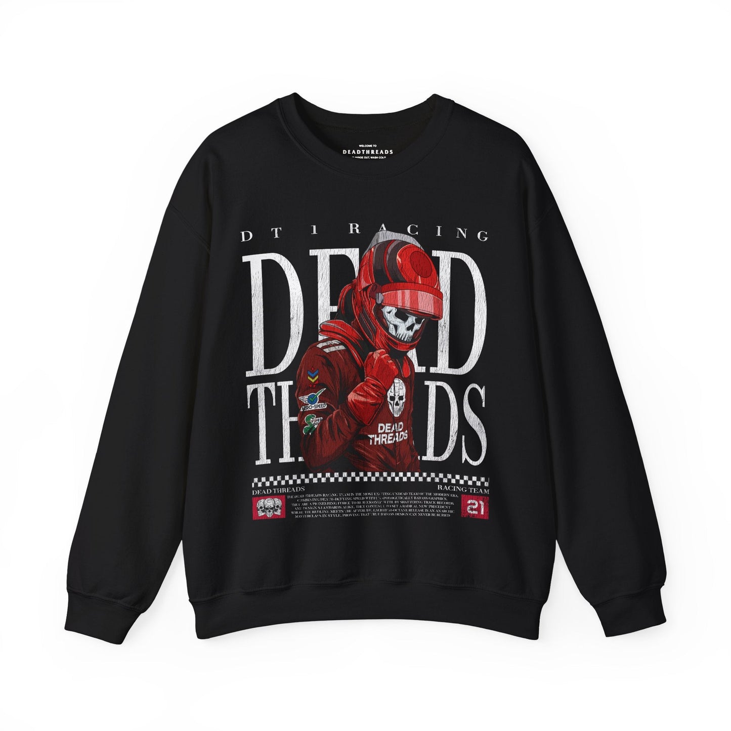 DT 1 RACING - CREWNECK SWEATSHIRT – Sweatshirt – Dead Threads Apparel