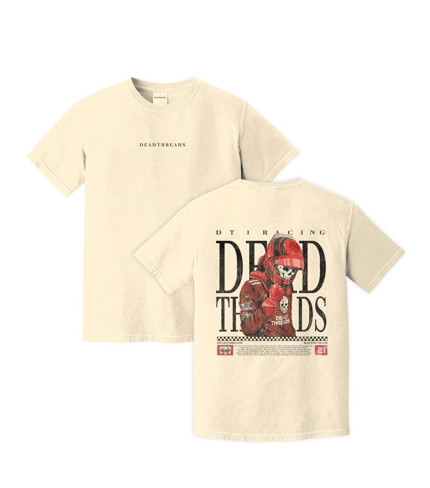 DT 1 RACING - “DT ESSENTIAL" PREMIUM T-SHIRT – T-Shirt – Dead Threads Apparel