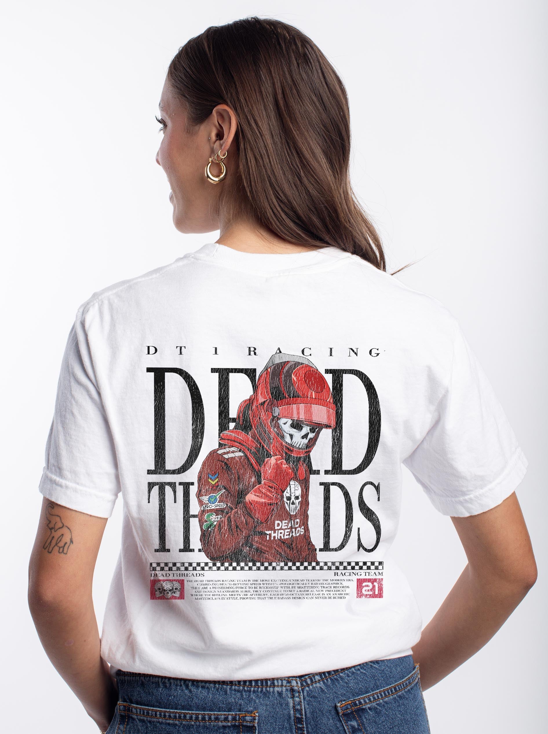 DT 1 RACING - “DT ESSENTIAL" PREMIUM T-SHIRT – T-Shirt – Dead Threads Apparel