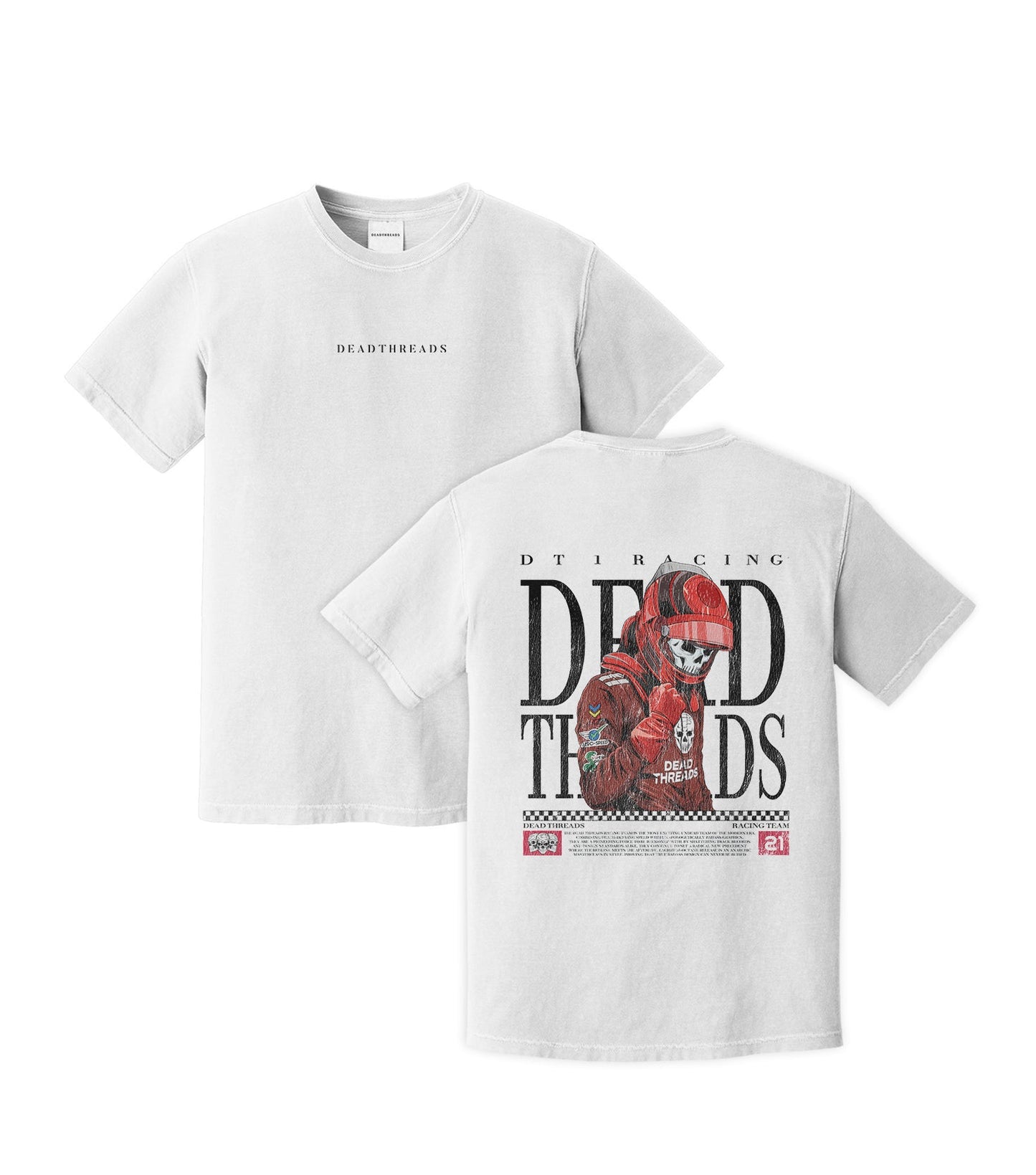 DT 1 RACING - “DT ESSENTIAL" PREMIUM T-SHIRT – T-Shirt – Dead Threads Apparel