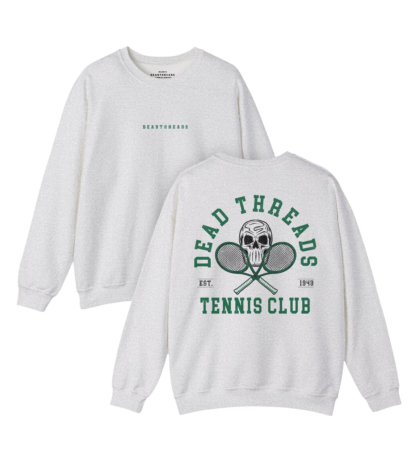DT TENNIS CLUB - “DT ESSENTIAL" CREWNECK SWEATSHIRT – Sweatshirt – Dead Threads Apparel