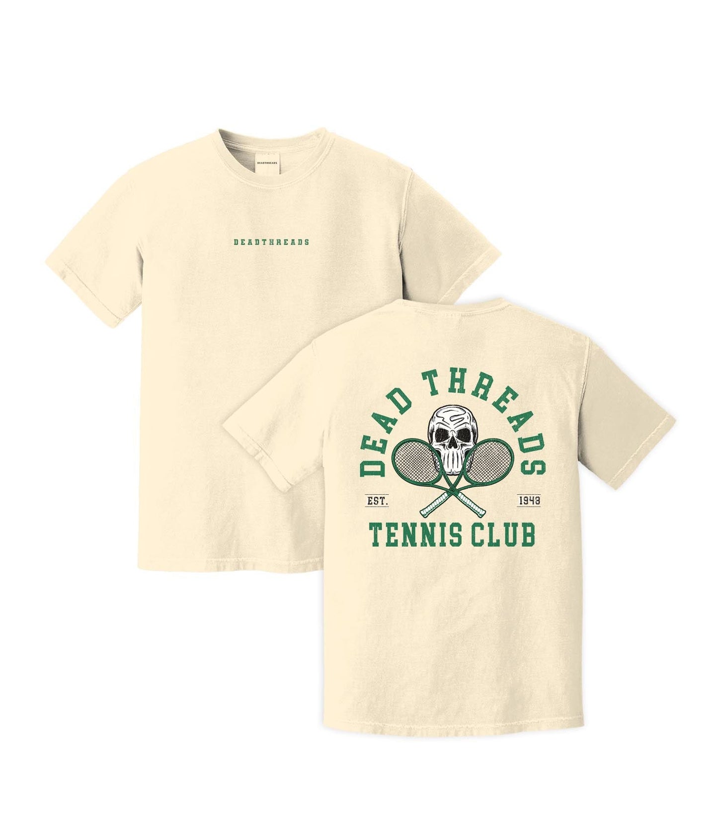 DT TENNIS CLUB - “DT ESSENTIAL" PREMIUM T - SHIRT – T-Shirt – Dead Threads Apparel