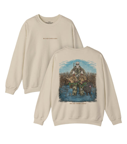 DUCK HUNTIN’ BLACK LAB - “DT ESSENTIAL" CREWNECK SWEATSHIRT – Sweatshirt – Dead Threads Apparel